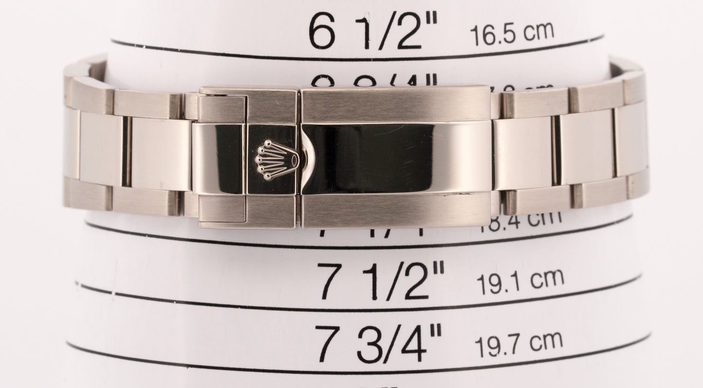 2021 PAPERS Rolex Daytona Cosmograph BLUE 18K White Gold 40mm Watch 116509 BOX