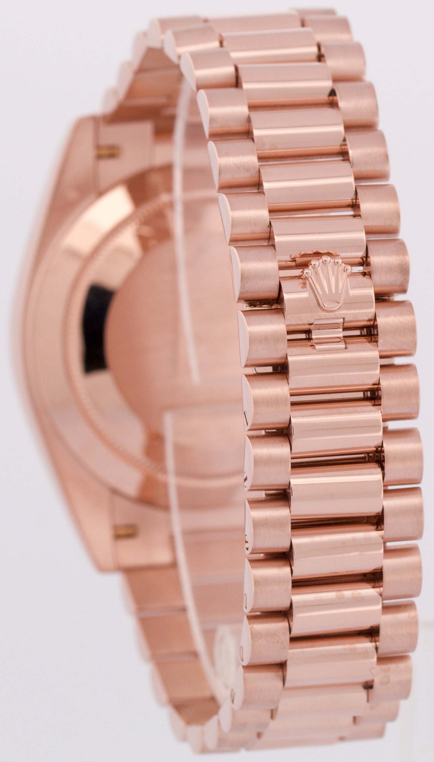 MINT Rolex Day-Date President 40mm FACTORY CHOCOLATE BAGUETTE 18K 228235 BOX