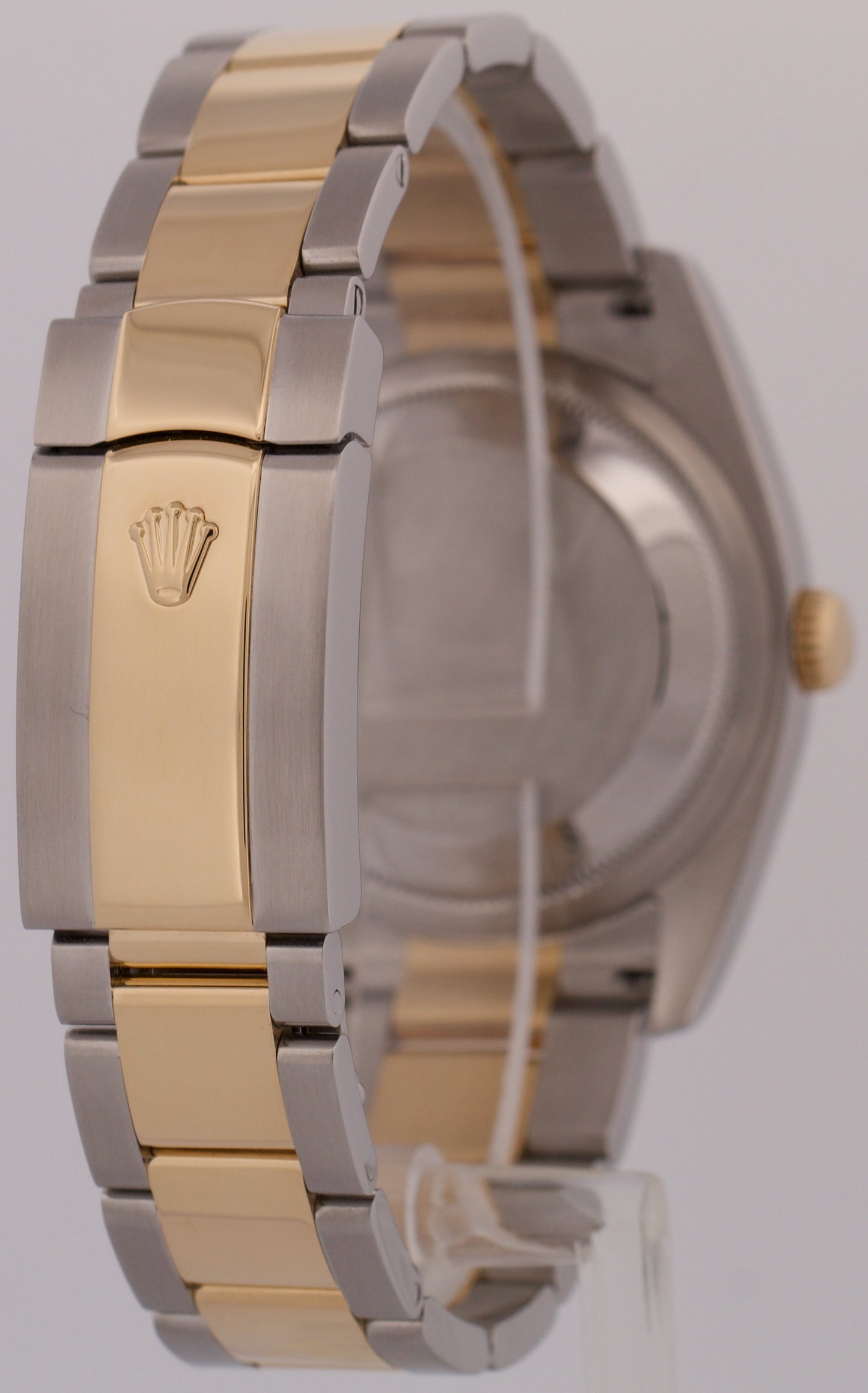 MINT Rolex DateJust 36mm CHAMPAGNE DIAMOND 18K Gold Fluted OYSTER 116233 Watch