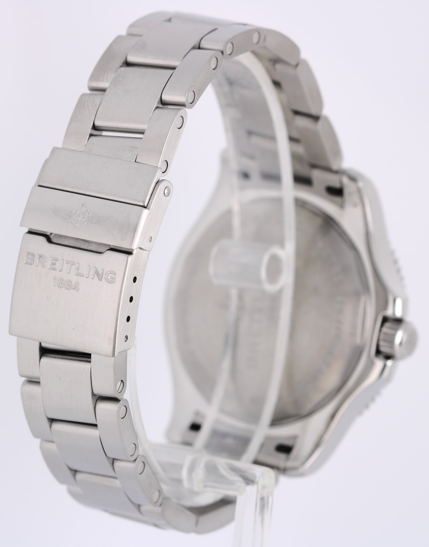 Breitling Superocean Stainless Steel Blue White 42mm A17366 Automatic Watch BOX