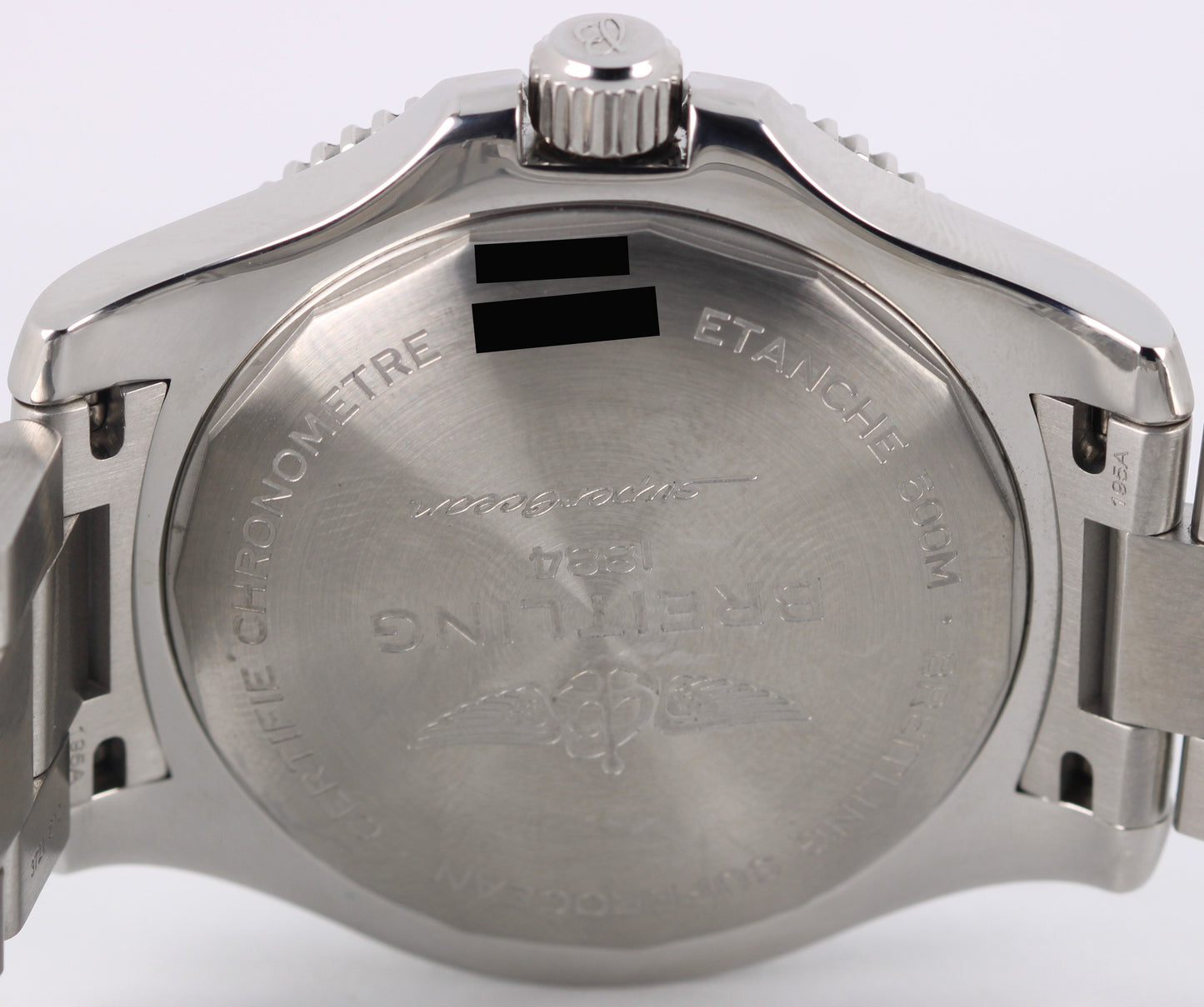 Breitling Superocean Stainless Steel Blue White 42mm A17366 Automatic Watch BOX