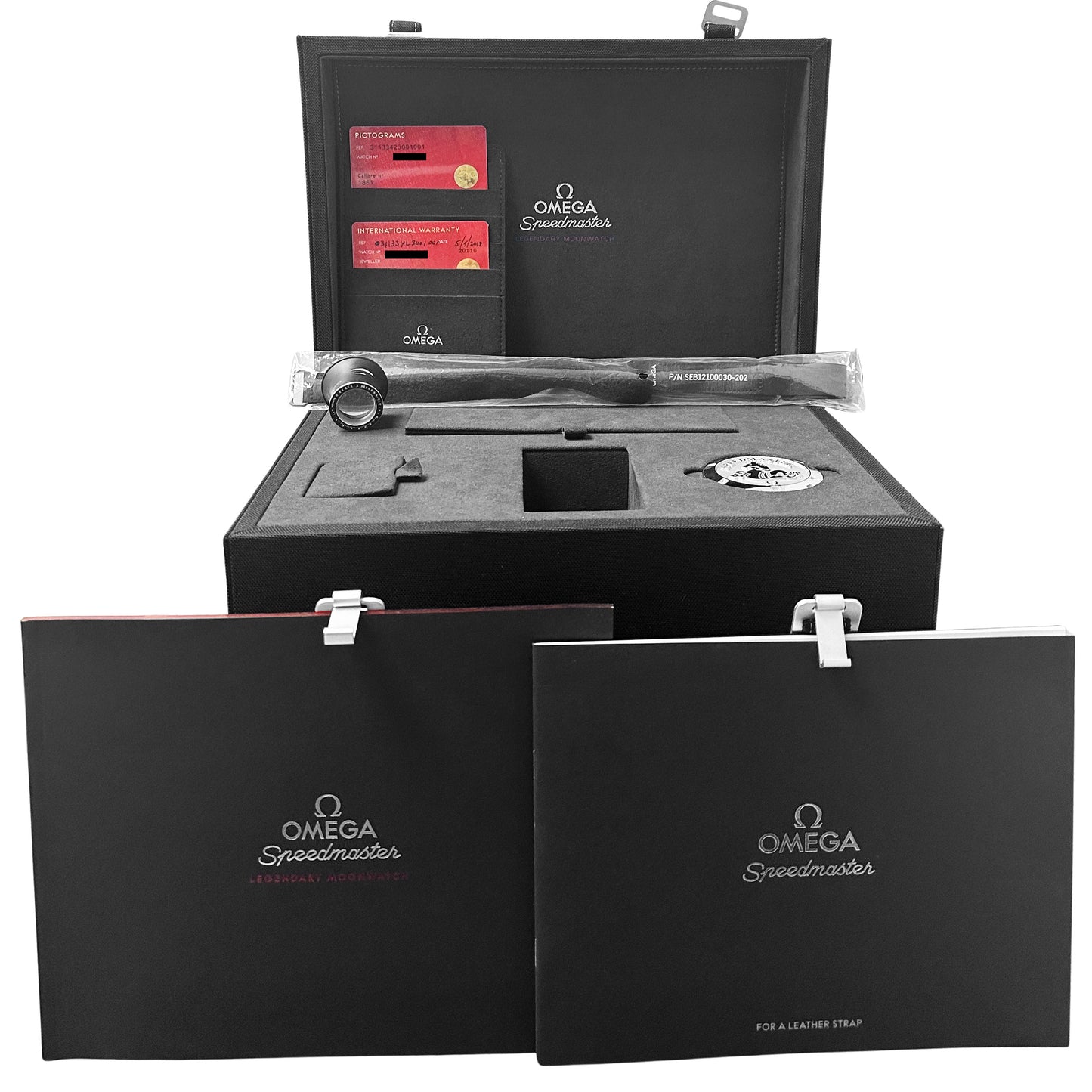 2018 PAPERS Omega Speedmaster Professional Black 42mm 311.33.42.30.01.001 BOX