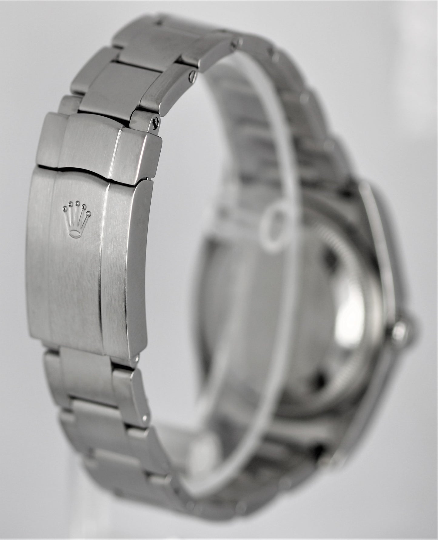 Rolex Oyster Perpetual Stainless Steel Silver '3-6-9 Stick' 36mm 116000 Watch