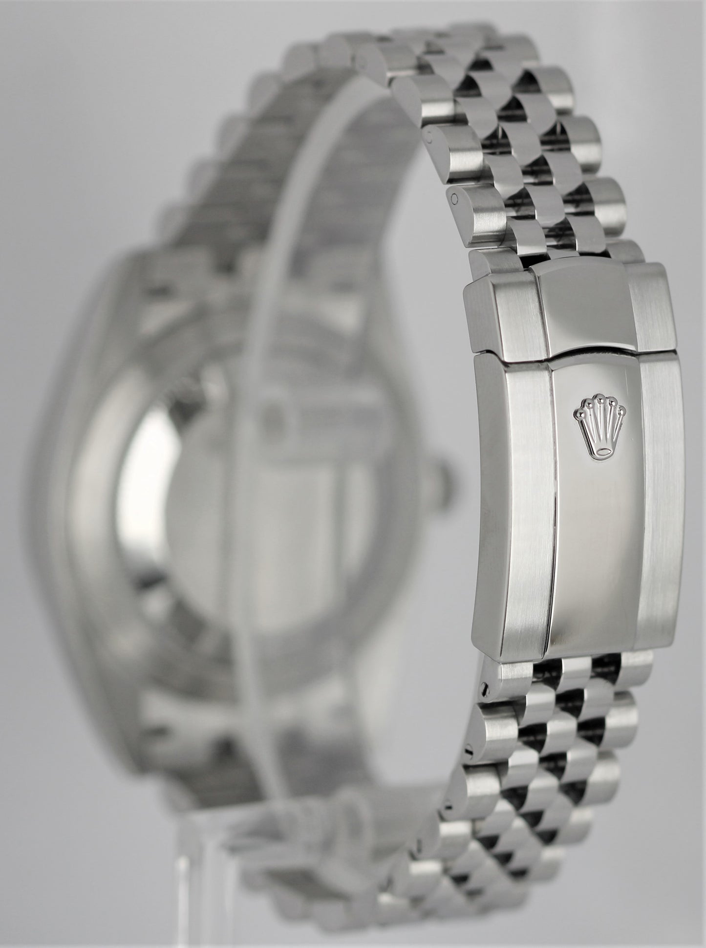 FEB 2023 Rolex DateJust 41 White Roman Stainless Jubilee 126300 Watch B&P
