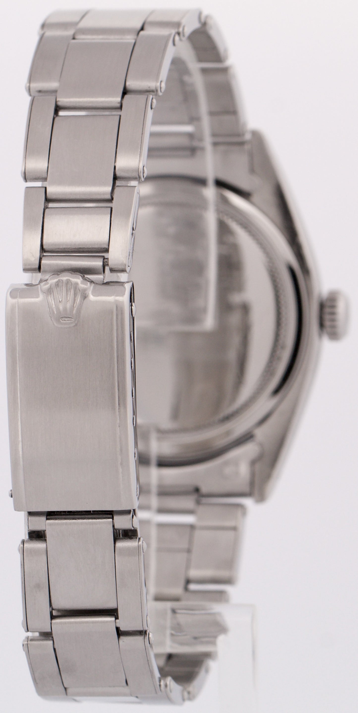 VINTAGE 1950's Rolex Oyster Precision SILVER 34mm Steel Oyster Manual 6423 Watch