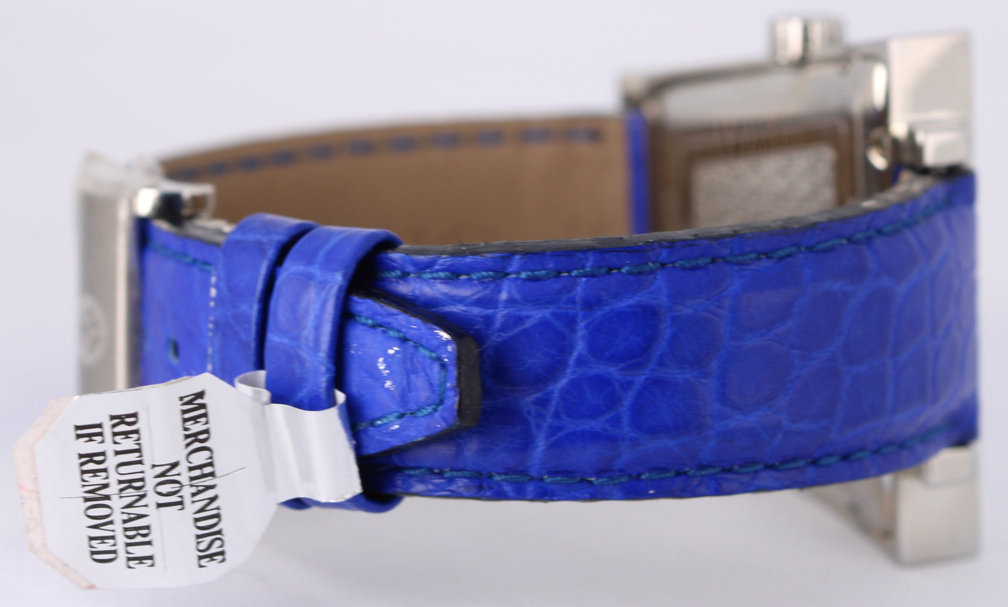 Corum Trapeze LIMITED EDITION Silver Blue Roman Numeral 39mm 82.404.20 Watch BOX
