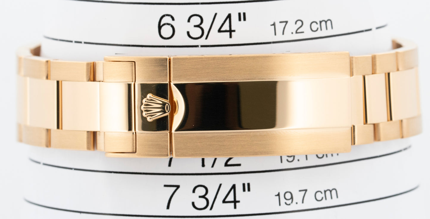 2023 PAPERS Rolex Submariner Date BLUE 18K Yellow Gold 41mm 126618 LB Watch BOX