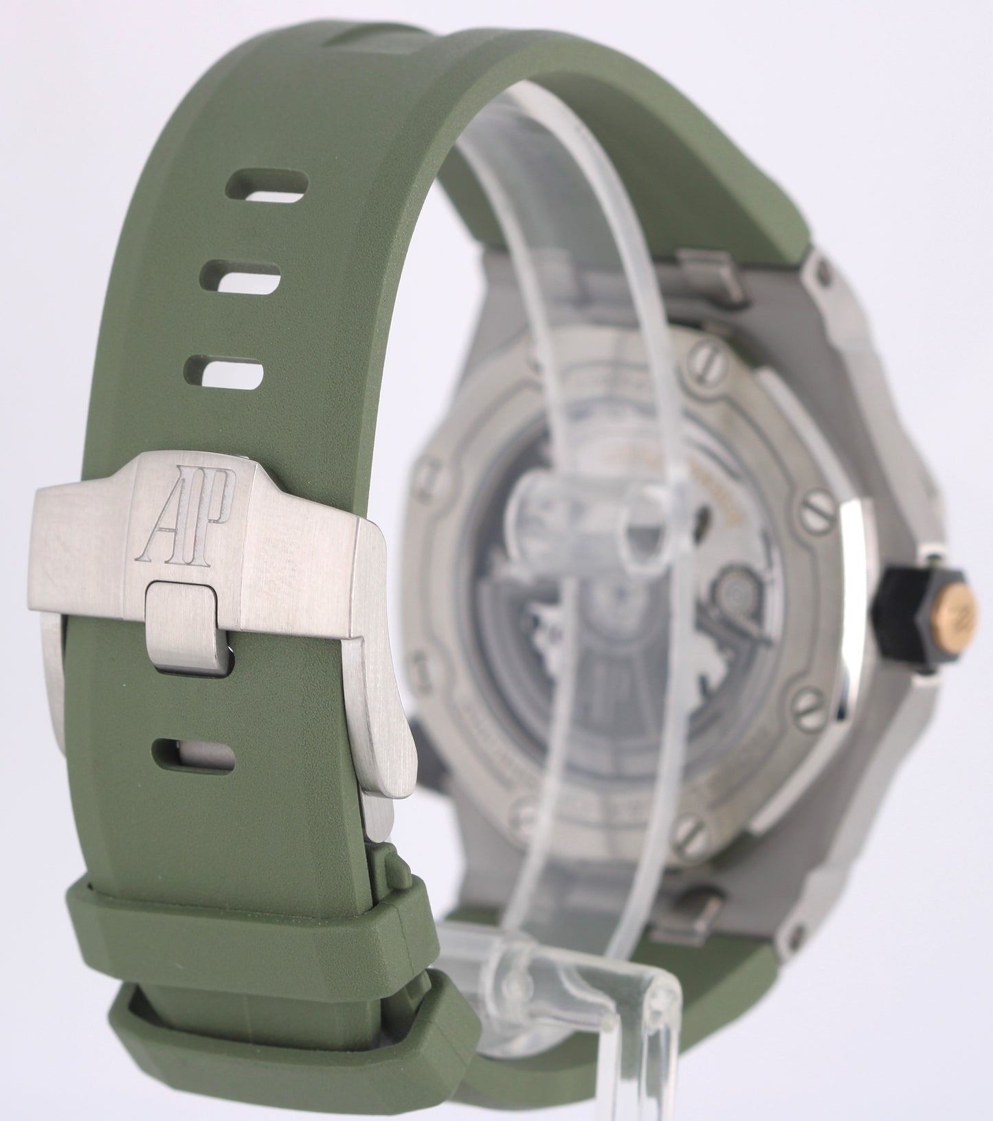 Audemars Piguet Royal Oak Offshore Trailblazing Khaki GREEN 42mm 15720ST Watch