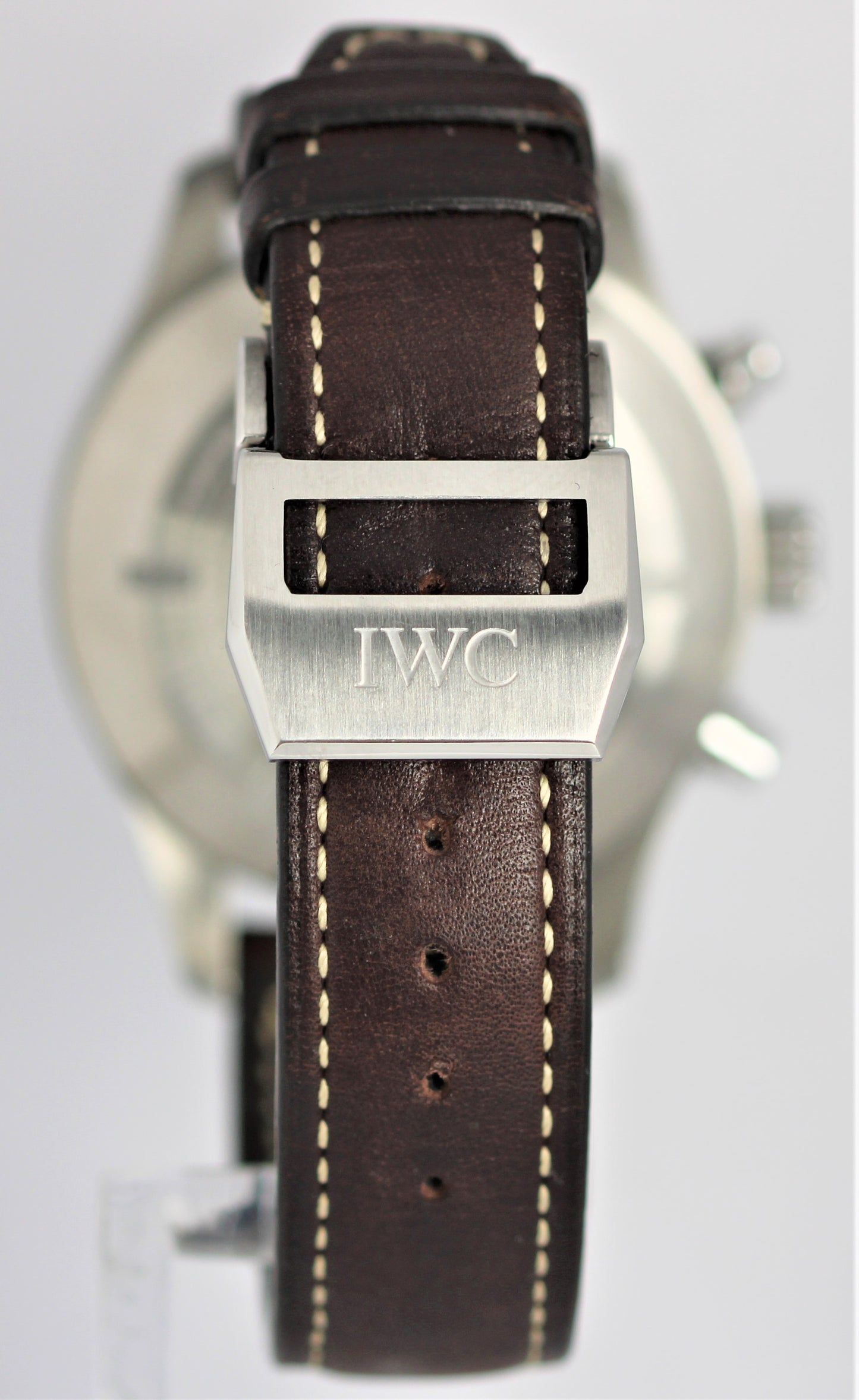 IWC Schaffhausen Pilot Spitfire Chronograph Saint Exupery Brown 43mm IW387806