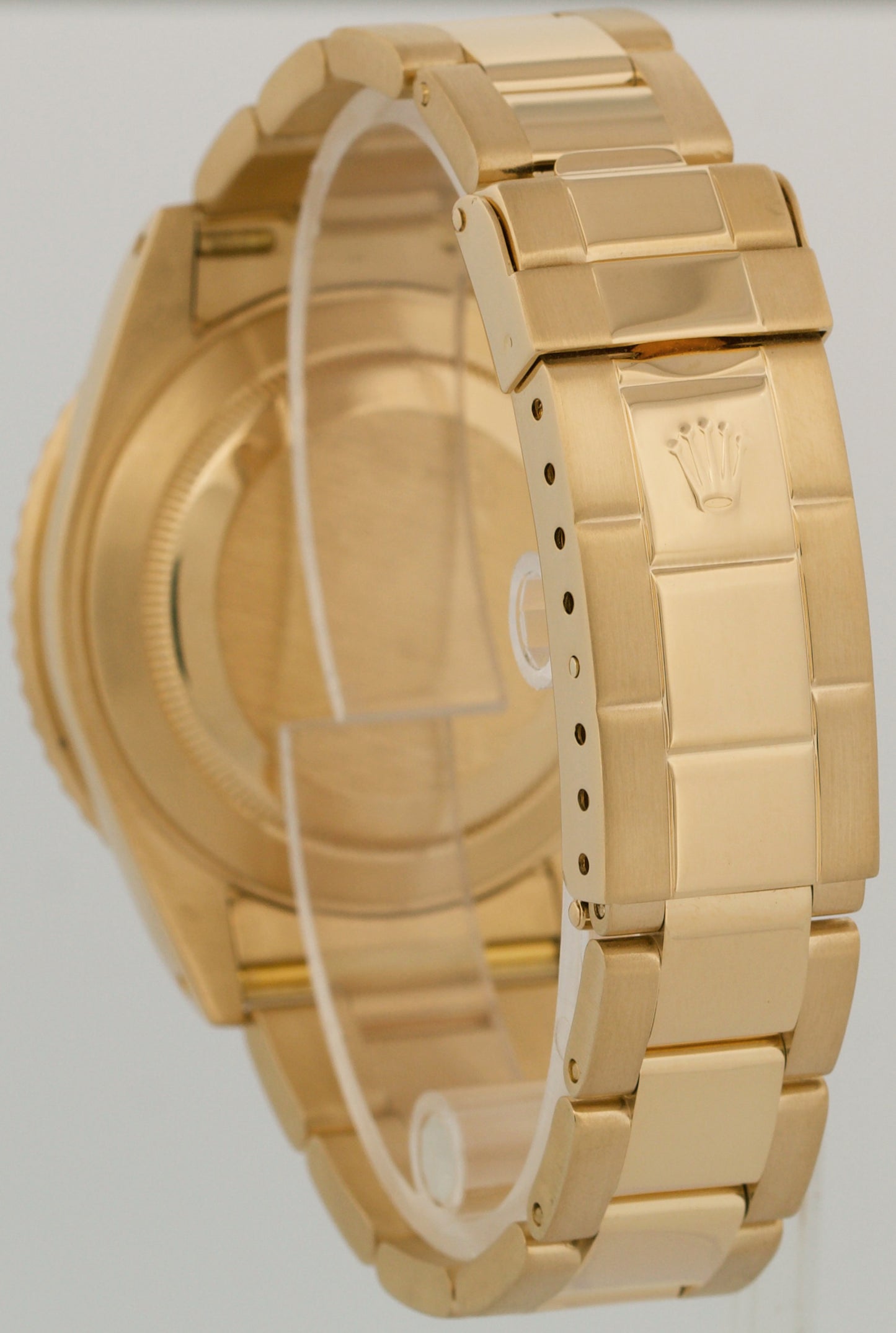MINT 1993 Rolex Submariner Date BLUE 18K Yellow Gold 40mm Watch 16618 Watch
