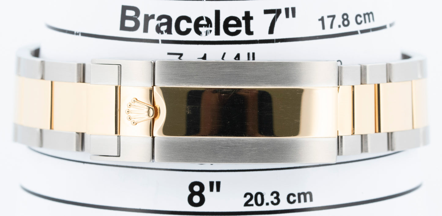 2023 PAPERS Rolex Submariner Date BLACK Two-Tone Gold 41mm 126613 LN Watch BOX