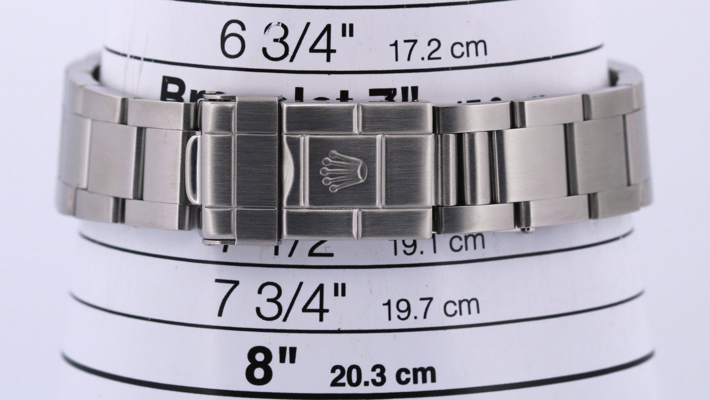 1999 Rolex Explorer I 36mm Black SWISS ONLY Steel NO-HOLES 3-6-9 Watch 14270