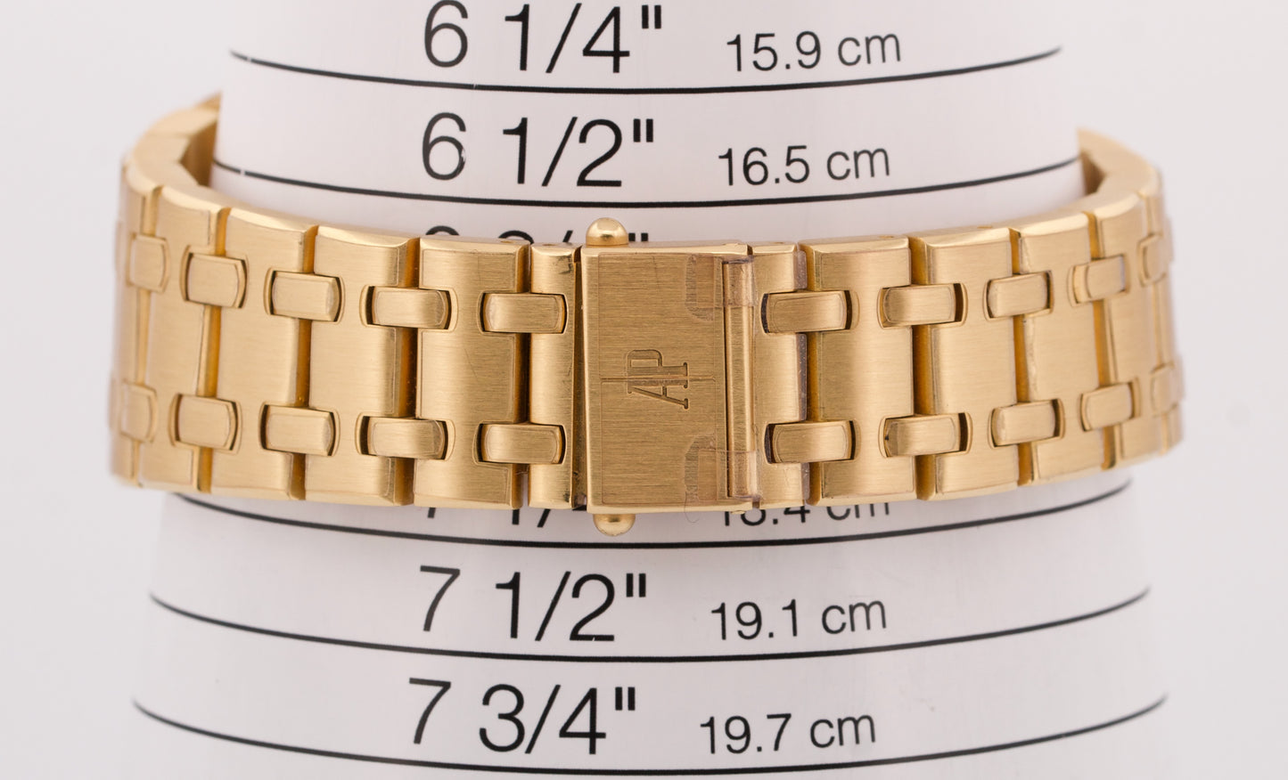 PAPERS Audemars Piguet Royal Oak Offshore BRICK BLUE 18K Yellow Gold 25721BA BOX