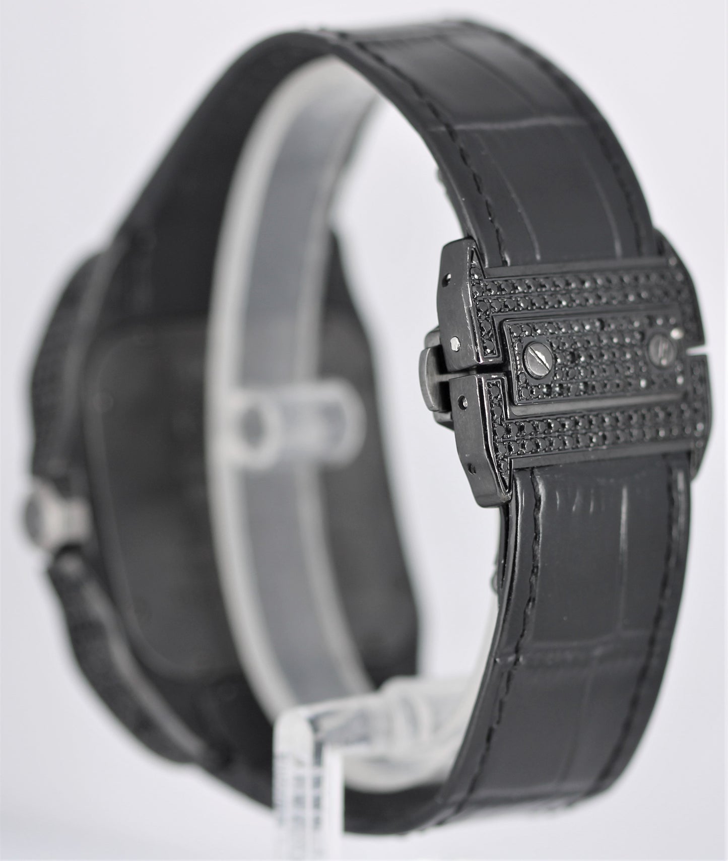Cartier Santos 100 XL LTD Manager 2009 Titanium Gemstone Black 38mm 2656 Watch