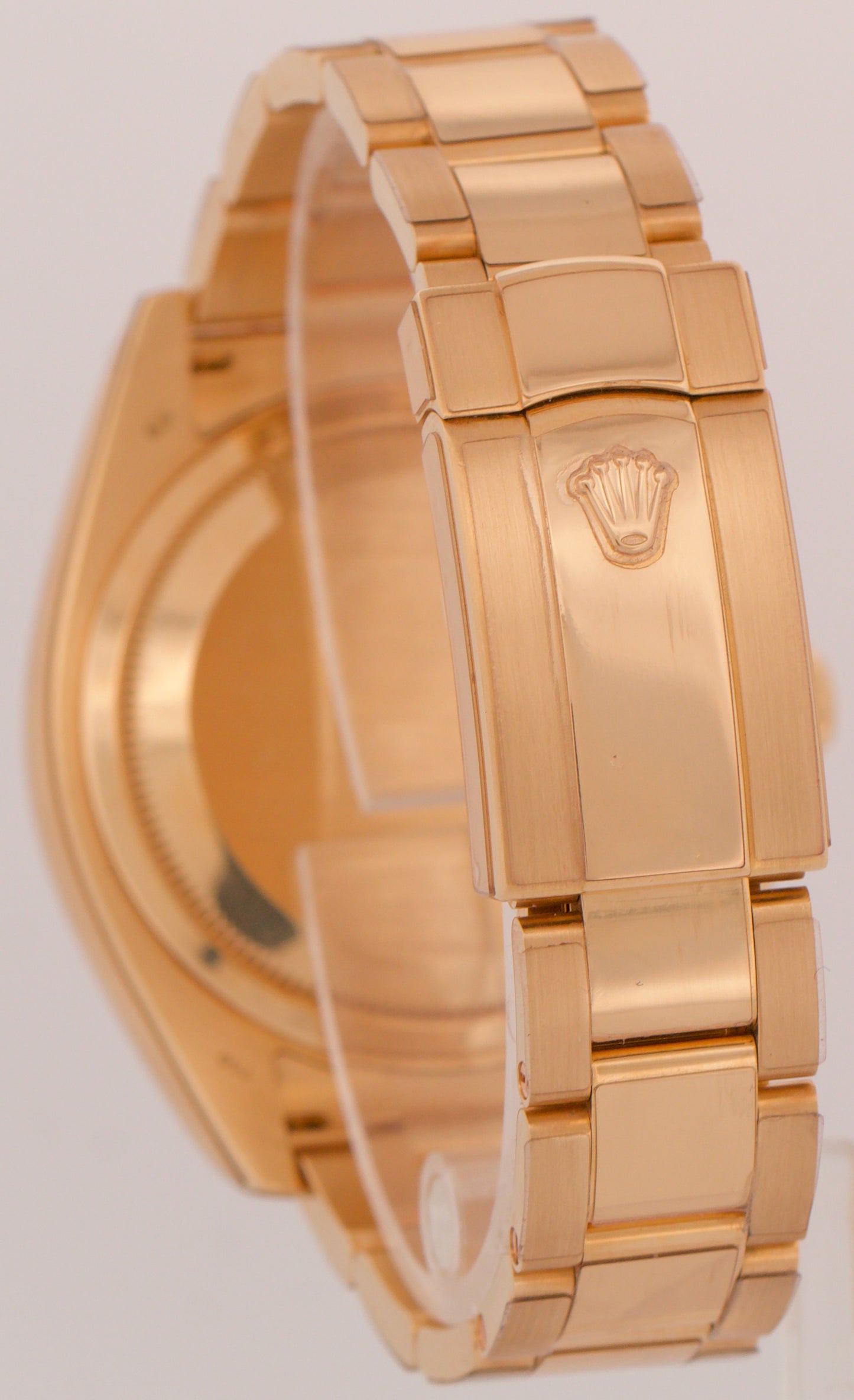 MINT Rolex Sky-Dweller CHAMPAGNE ARABIC 18K Yellow Gold 42mm 326938 Watch BOX