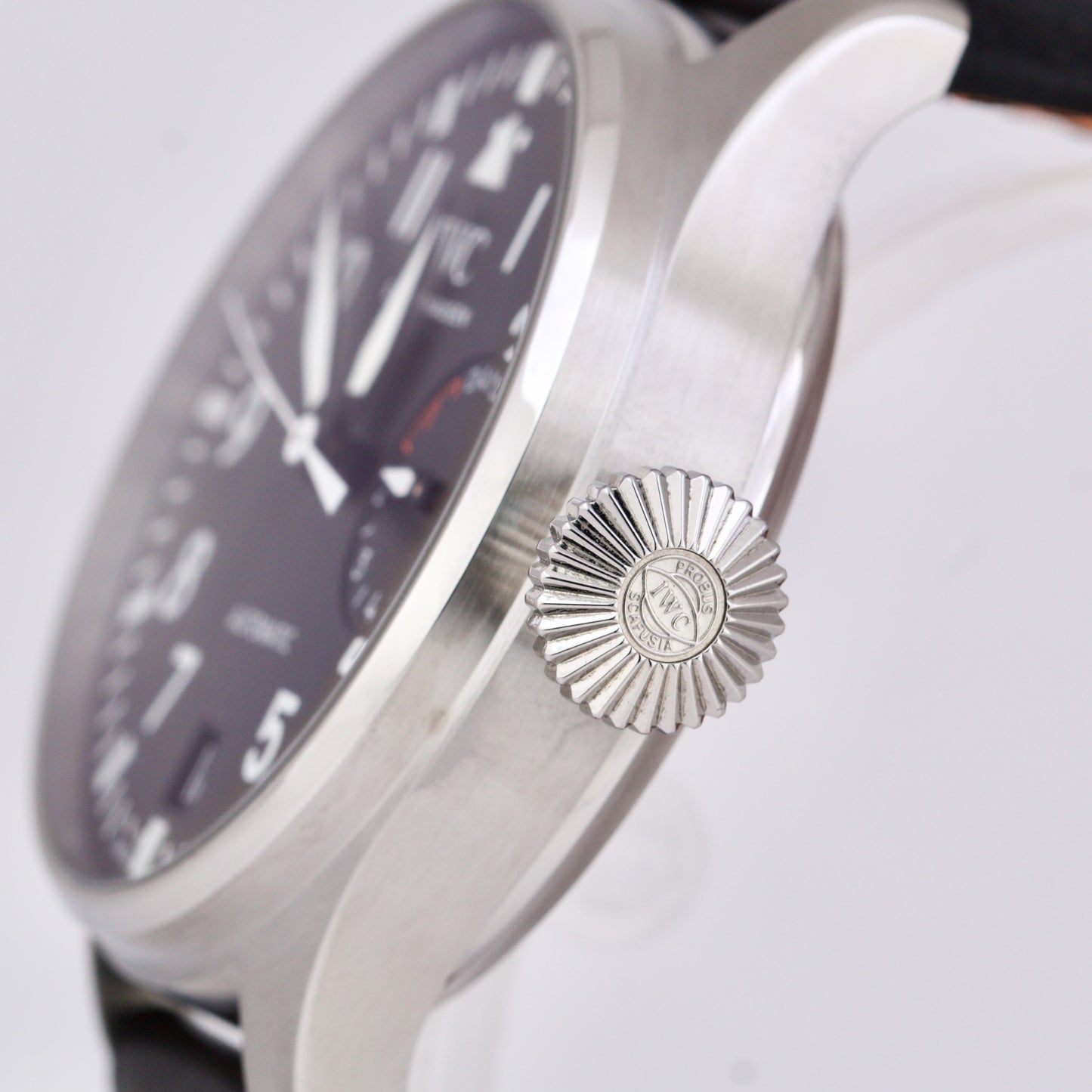 MINT PAPERS IWC Big Pilot Black 7 Day Automatic 46mm Steel IW501001 Watch BOX
