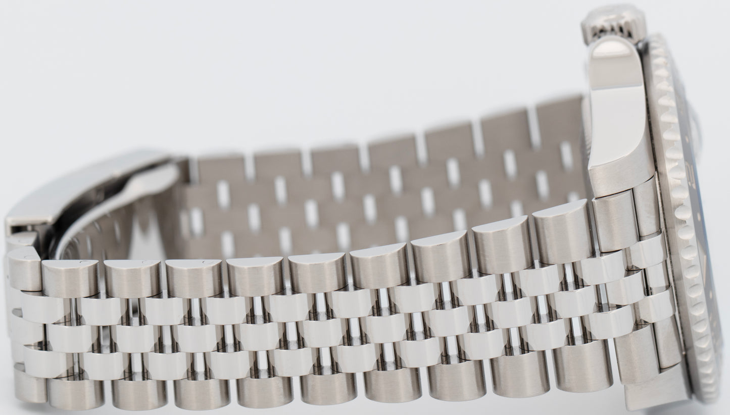 MINT NEW PAPERS Rolex GMT-Master II BATMAN Blue Jubilee 40mm 126710 BLNR BOX