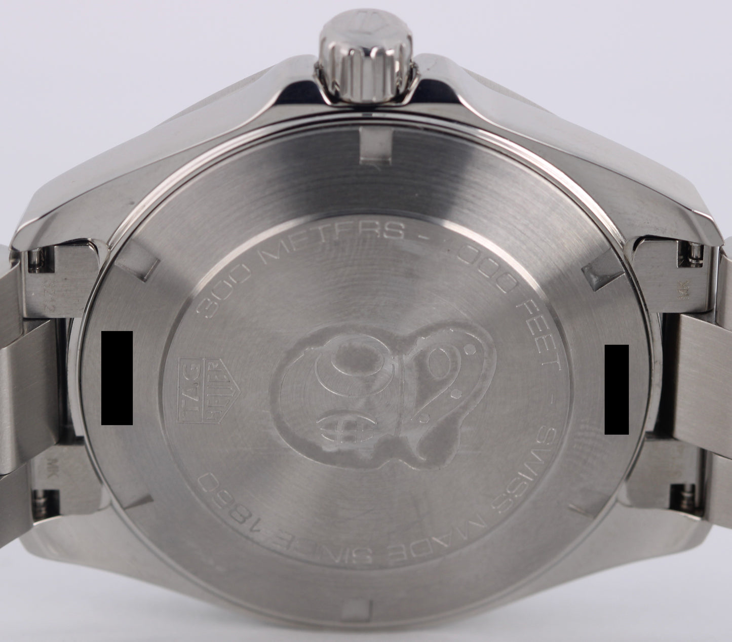 Tag Heuer Aquaracer Stainless Steel White Orange 41mm WBD1111 Quartz Watch