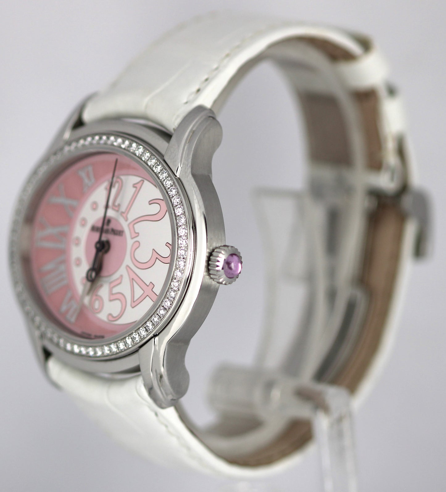Audemars Piguet Millenary Steel DIA PINK 39.5mm 77301ST.ZZ.D602CR.01 Watch