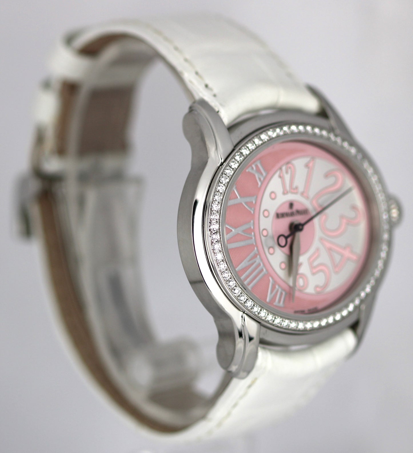 Audemars Piguet Millenary Steel DIA PINK 39.5mm 77301ST.ZZ.D602CR.01 Watch