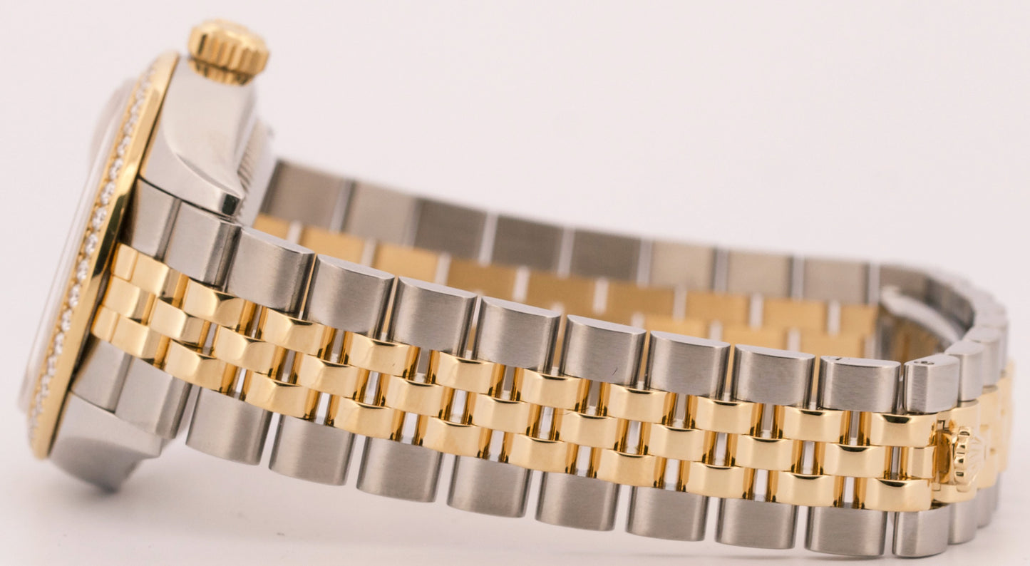 2024 RSC PAPERS Rolex DateJust FACTORY MOP DIAMOND 28mm 18K Gold 279378 RBR BOX