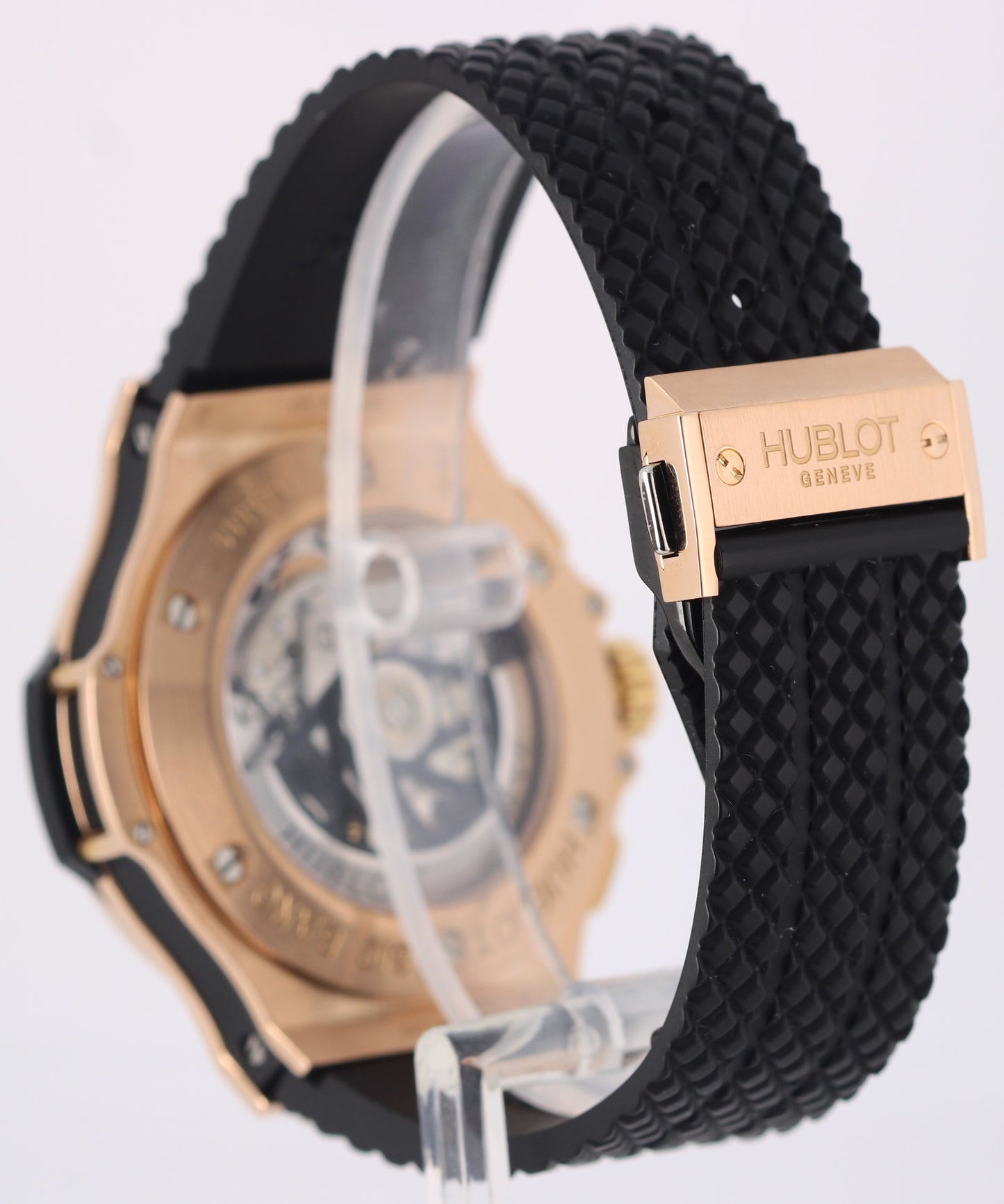 Hublot Big Bang Chronograph 18k Rose Gold DIAMOND Black 44mm 301.PX.1180.RX.1104