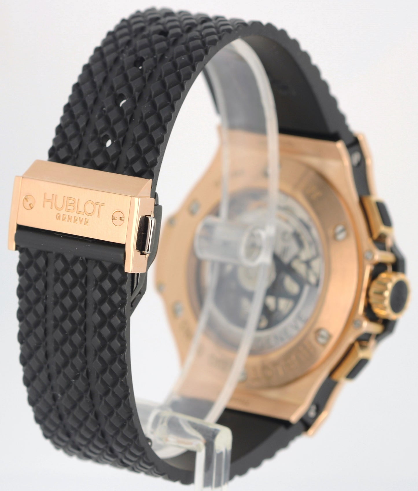 Hublot Big Bang Chronograph 18k Rose Gold DIAMOND Black 44mm 301.PX.1180.RX.1104