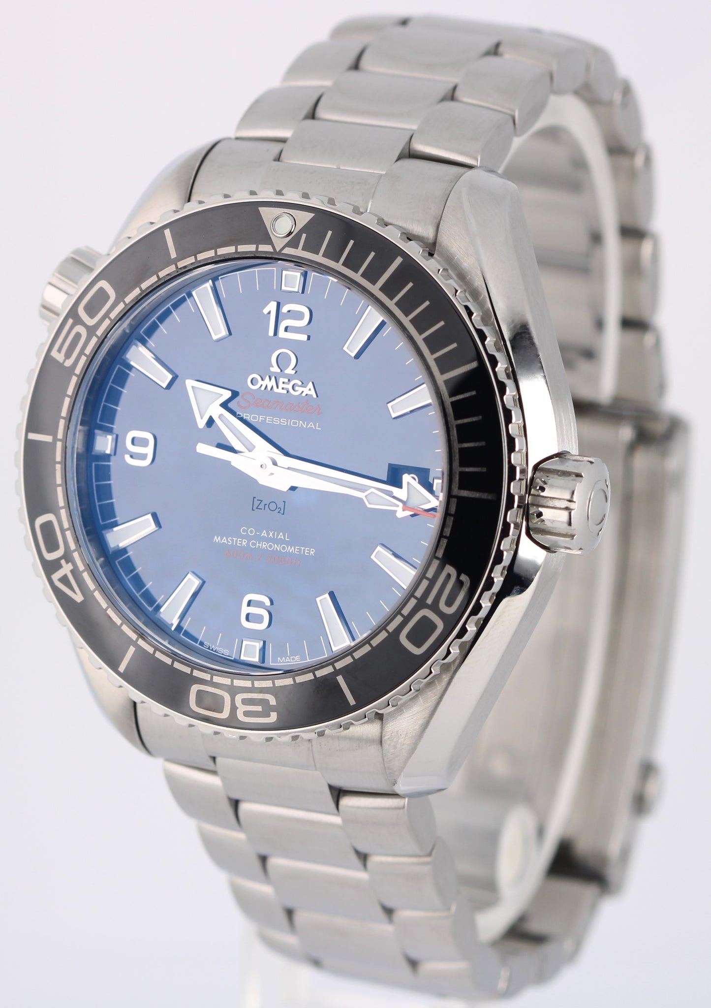 2022 PAPERS Omega Seamaster Planet Ocean Black 43.5mm 215.30.44.21.01.001 BOX
