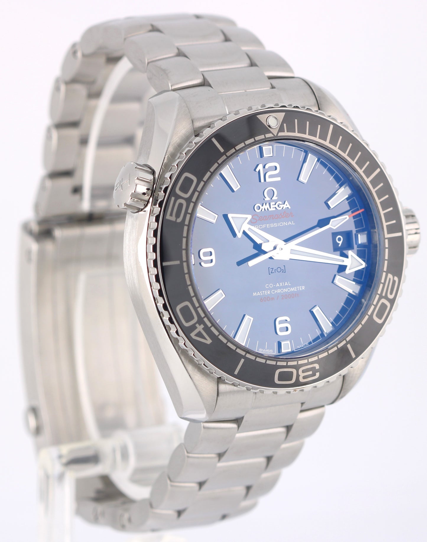 2022 PAPERS Omega Seamaster Planet Ocean Black 43.5mm 215.30.44.21.01.001 BOX