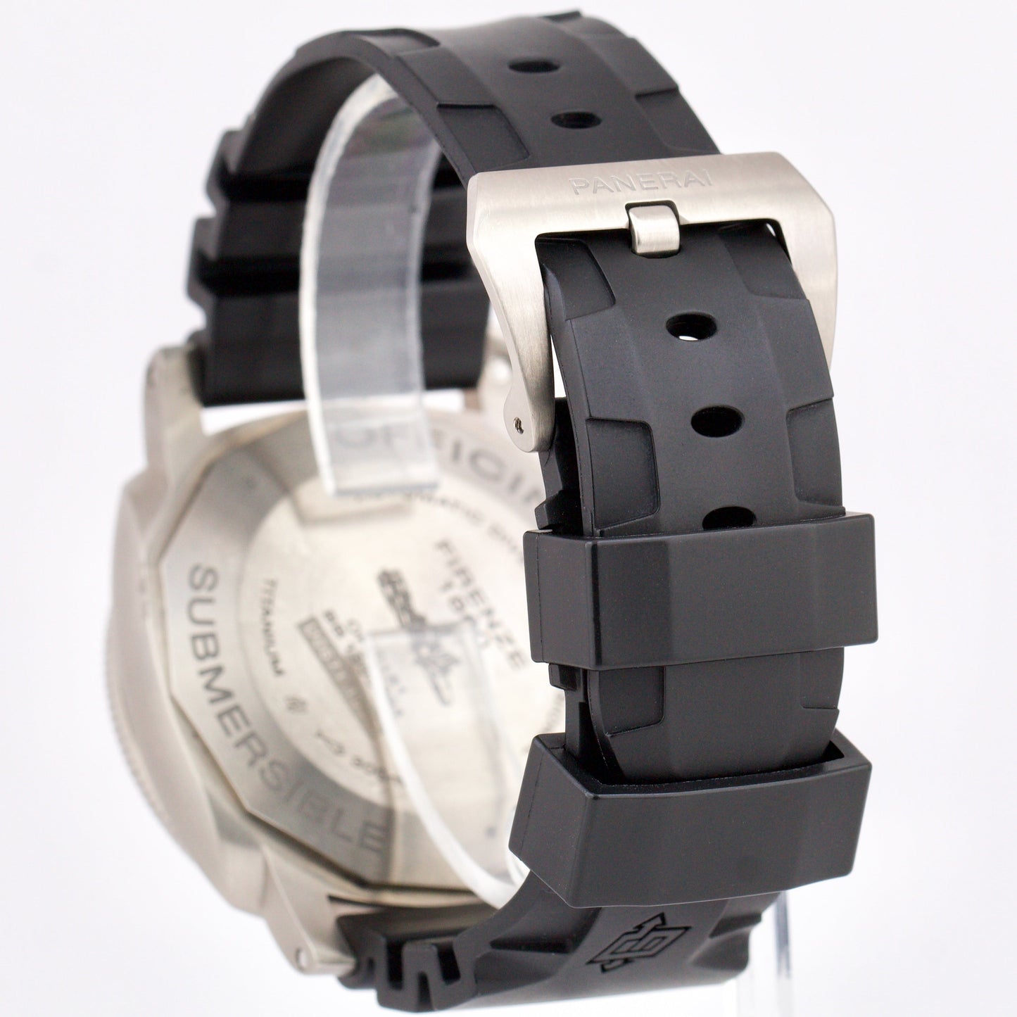 2021 PAPERS Panerai Luminor Submersible 1950 Titanium Rubber 47mm PAM01305 B+P