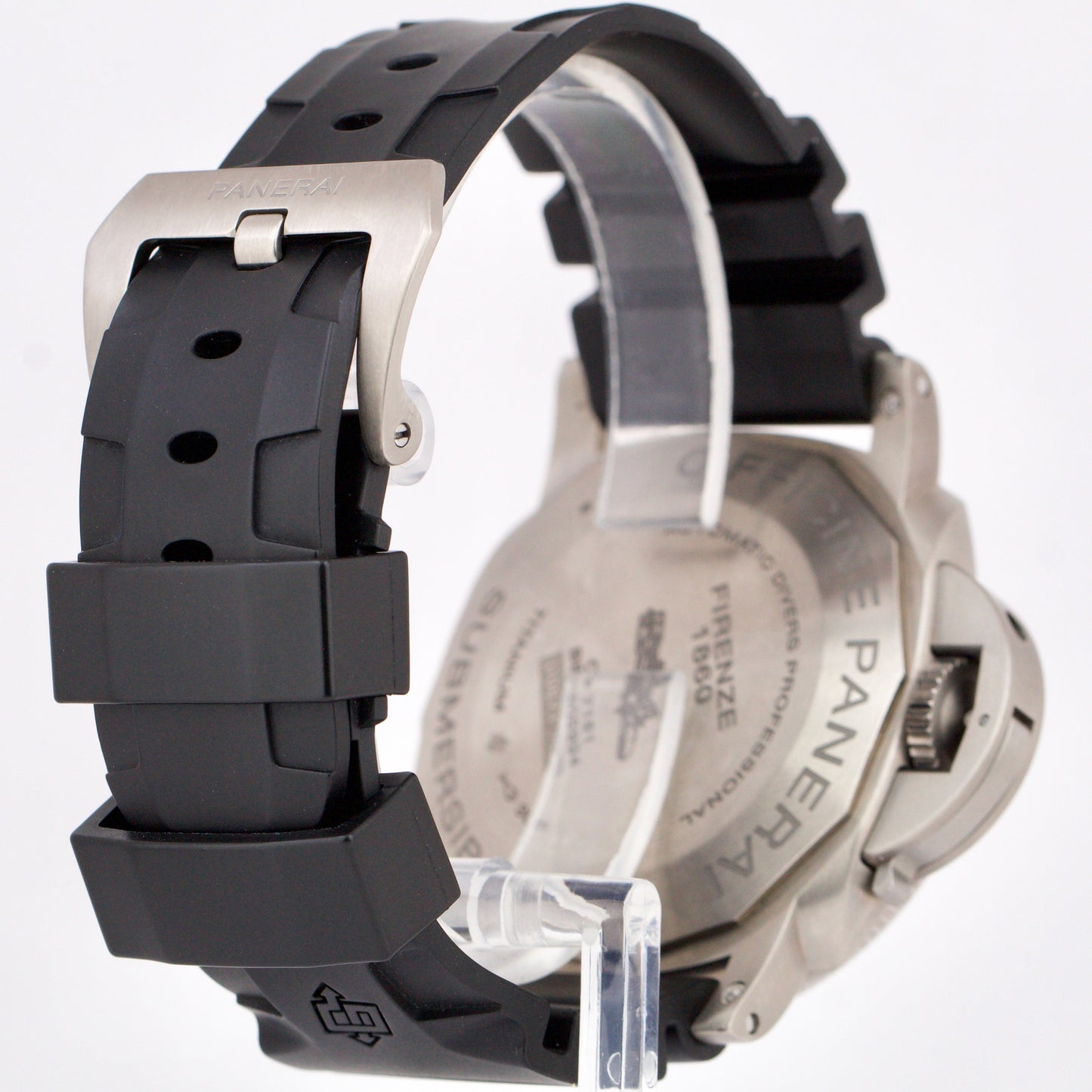2021 PAPERS Panerai Luminor Submersible 1950 Titanium Rubber 47mm PAM01305 B+P