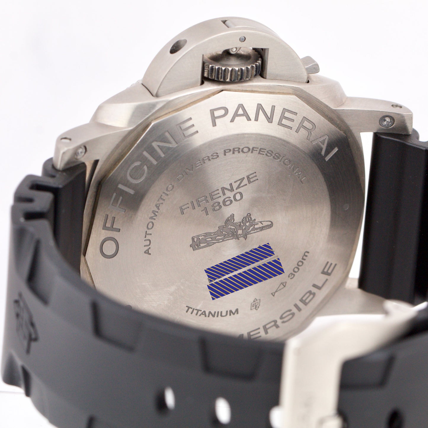2021 PAPERS Panerai Luminor Submersible 1950 Titanium Rubber 47mm PAM01305 B+P