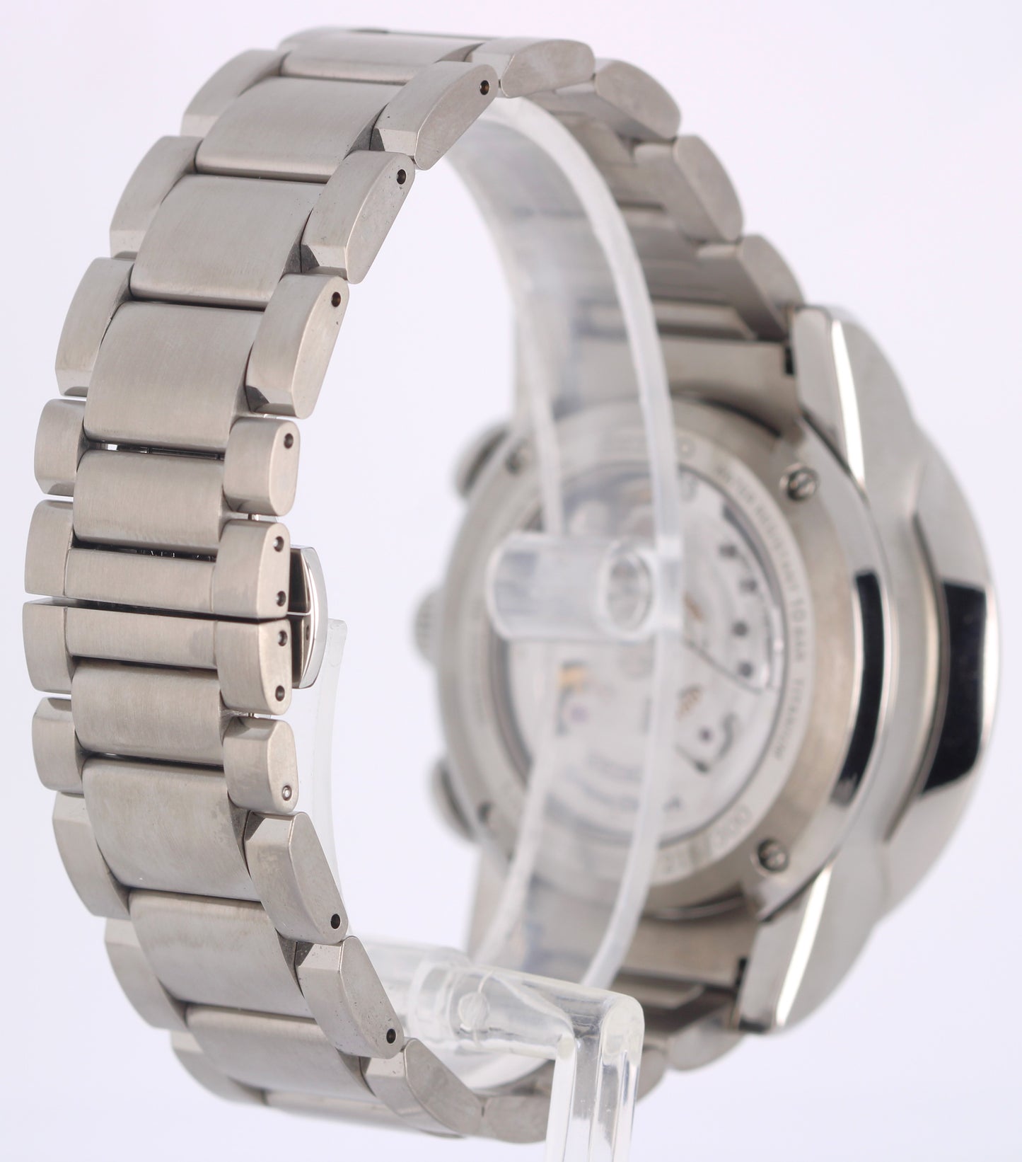 Seiko Spring Drive Chronograph PAPERS Titanium Silver 44m SPS001 Watch BOX