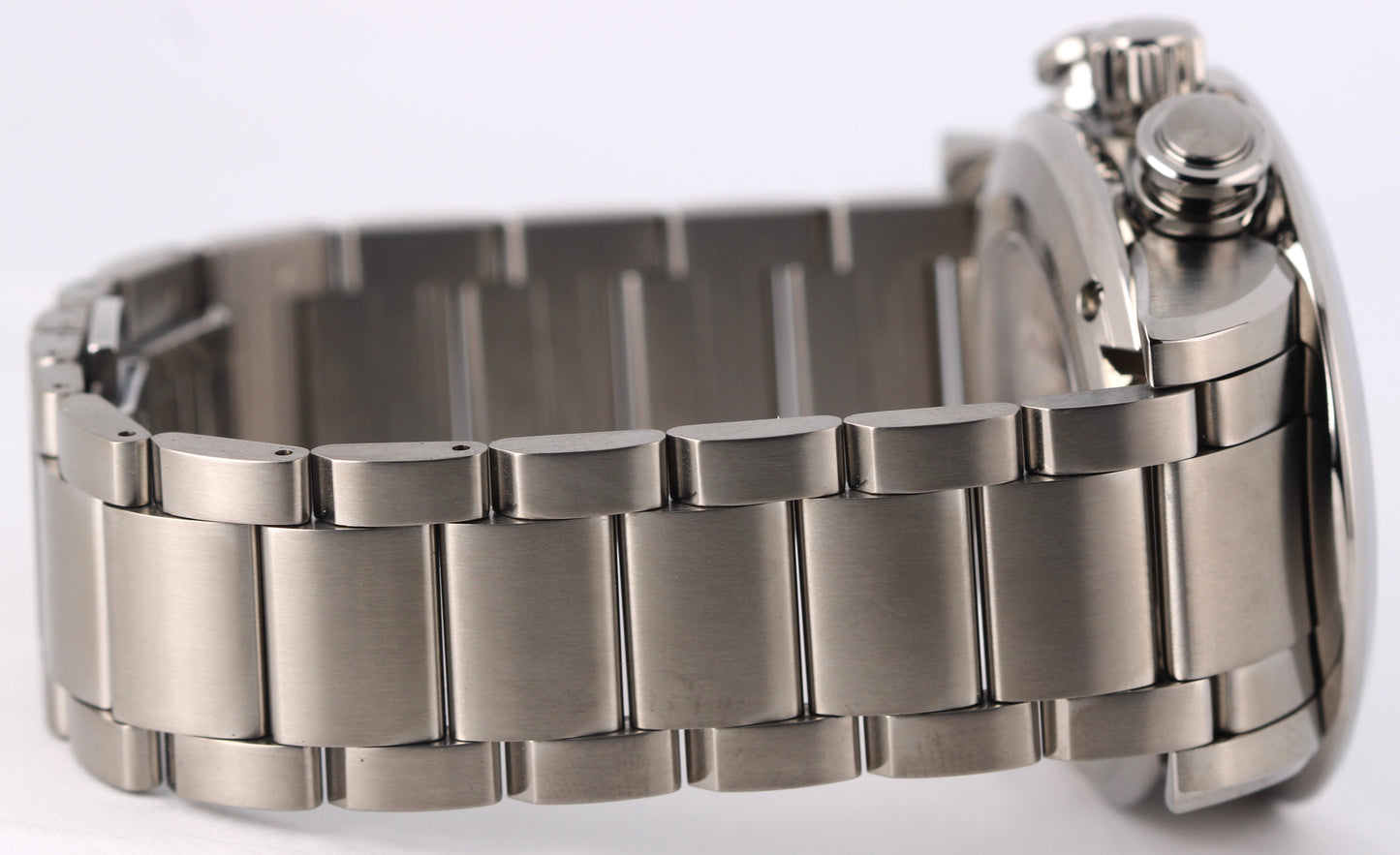 Seiko Spring Drive Chronograph PAPERS Titanium Silver 44m SPS001 Watch BOX