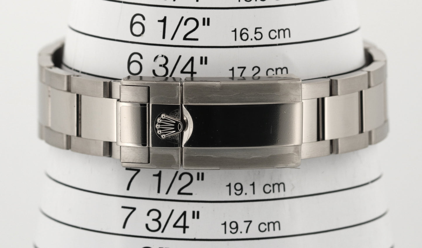STICKERED Rolex GMT-Master II PEPSI 18K White Gold BLACK Watch 116719 BLRO BOX