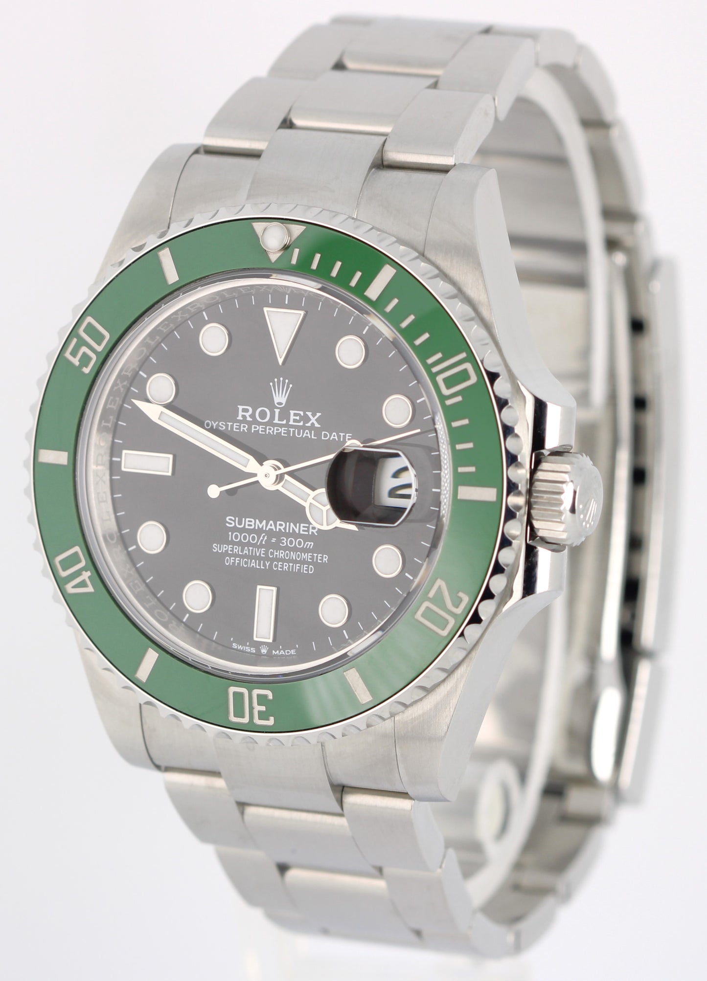 APRIL 2025 PAPERS Rolex Submariner Green KERMIT Black 41mm 126610 LV Watch BOX