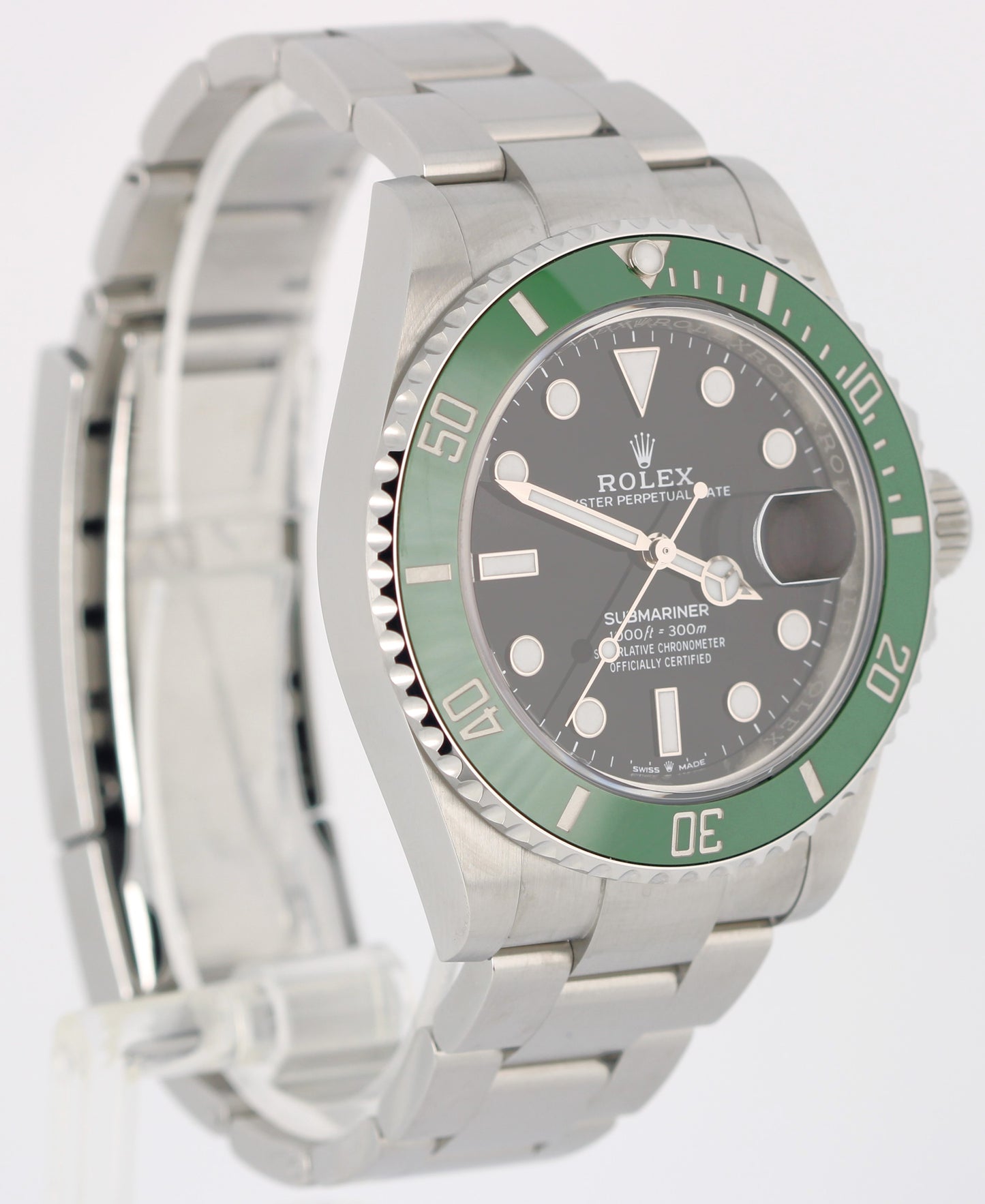 APRIL 2025 PAPERS Rolex Submariner Green KERMIT Black 41mm 126610 LV Watch BOX