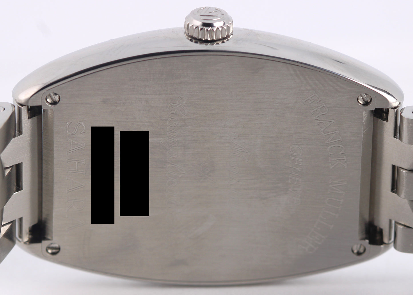 Franck Muller Casablanca Sahara Stainless Steel Black Orange 31mm 2852 Watch