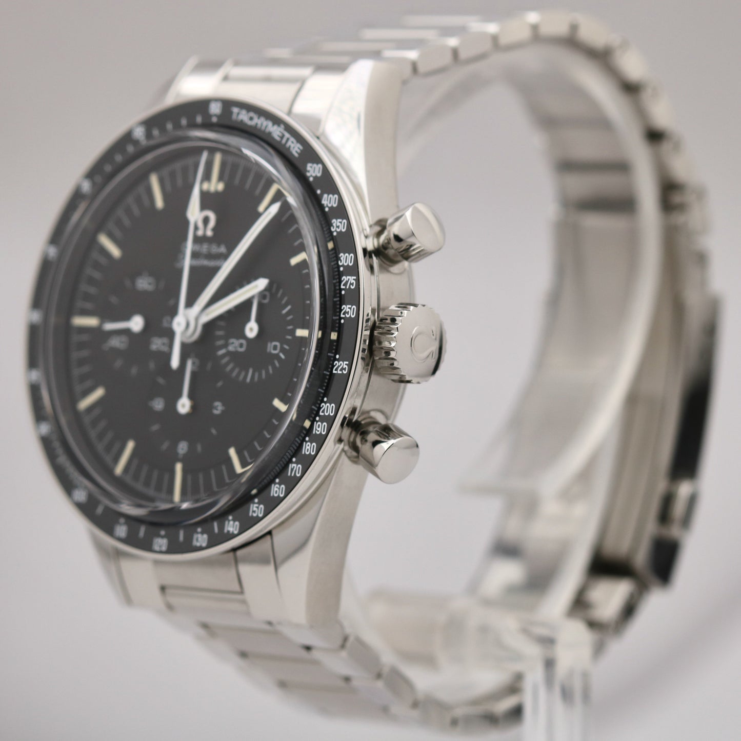 2022 Omega Speedmaster 321 ED WHITE 39.7mm PAPERS Watch 311.30.40.30.01.001 B+P
