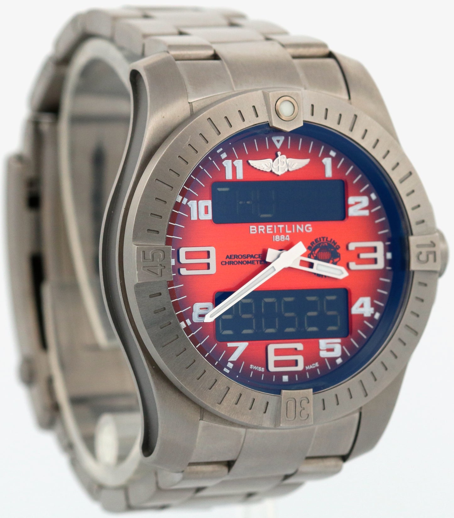 2023 PAPERS Breitling Aerospace B70 Orbiter 43mm TITANIUM SuperQuartz EB7010 BOX