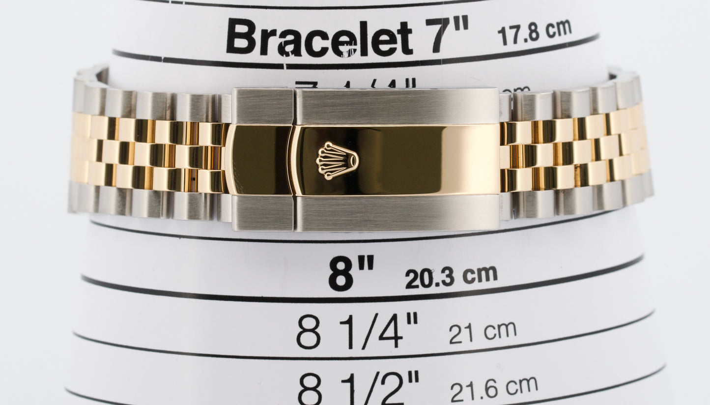 2024 PAPERS Rolex Sky-Dweller WHITE Two-Tone 18K Gold Steel JUBILEE 336933 BOX