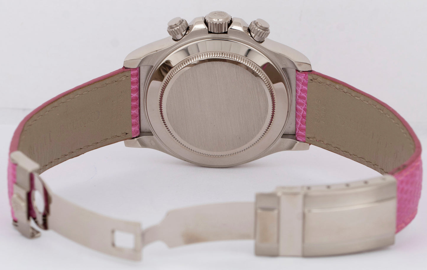 MINT PAPERS Rolex Daytona Cosmograph BEACH PINK MOP White Gold Watch 116519 BOX