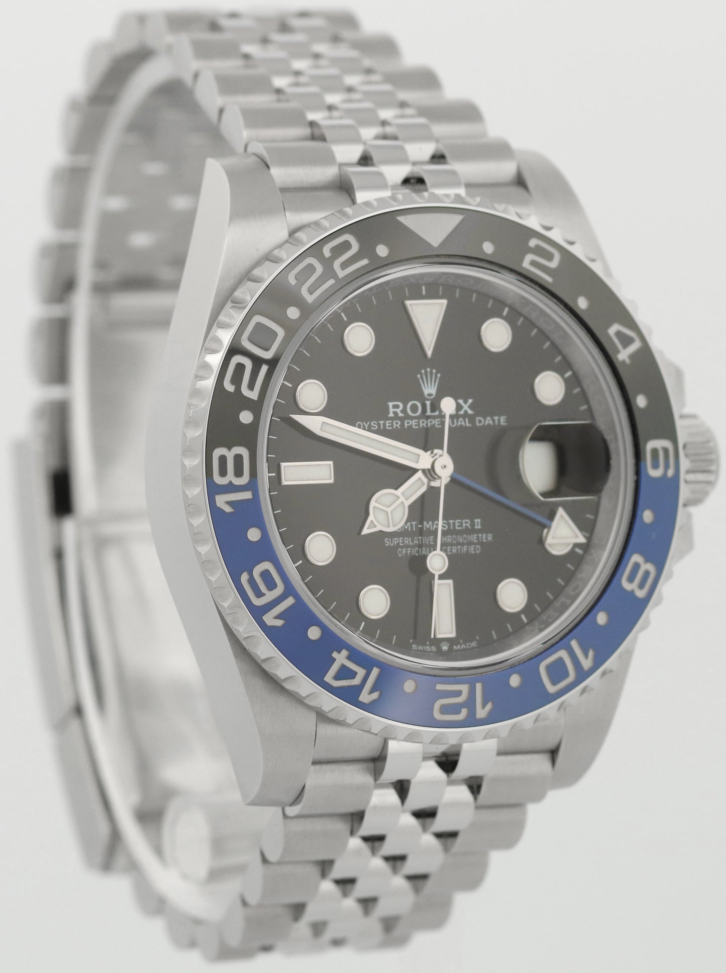 2025 PAPERS Rolex GMT-Master II BATGIRL Blue Black JUBILEE 40mm 126710 BLNR BOX