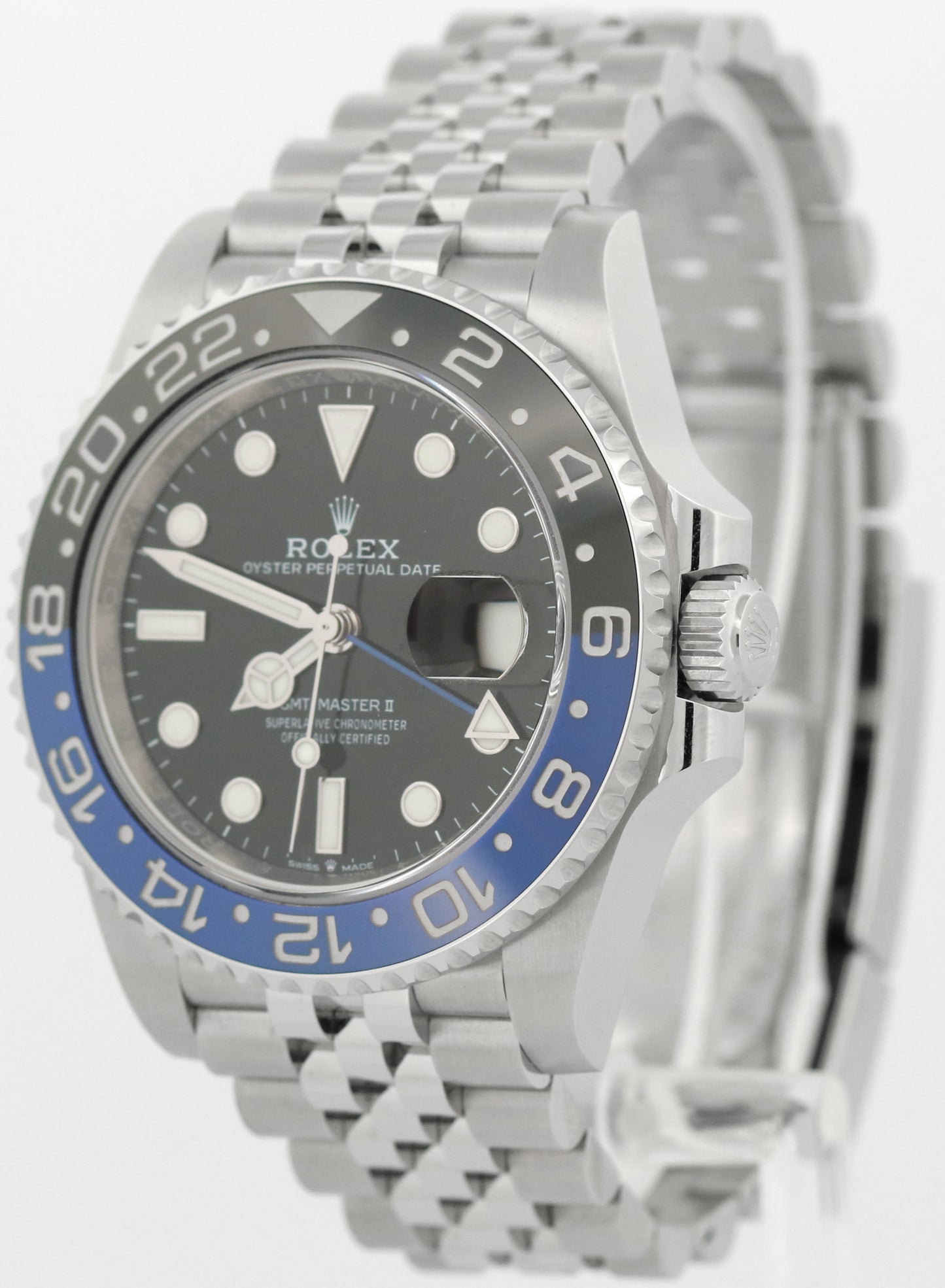 2025 PAPERS Rolex GMT-Master II BATGIRL Blue Black JUBILEE 40mm 126710 BLNR BOX