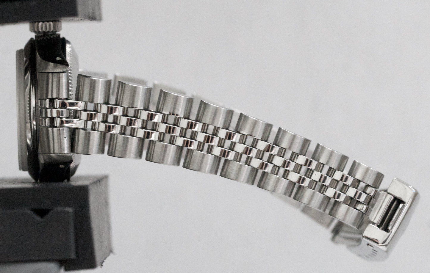 Rolex Oyster Perpetual Silver POOL INTAIRDRIL Steel Jubilee 24mm Watch 67180 BOX