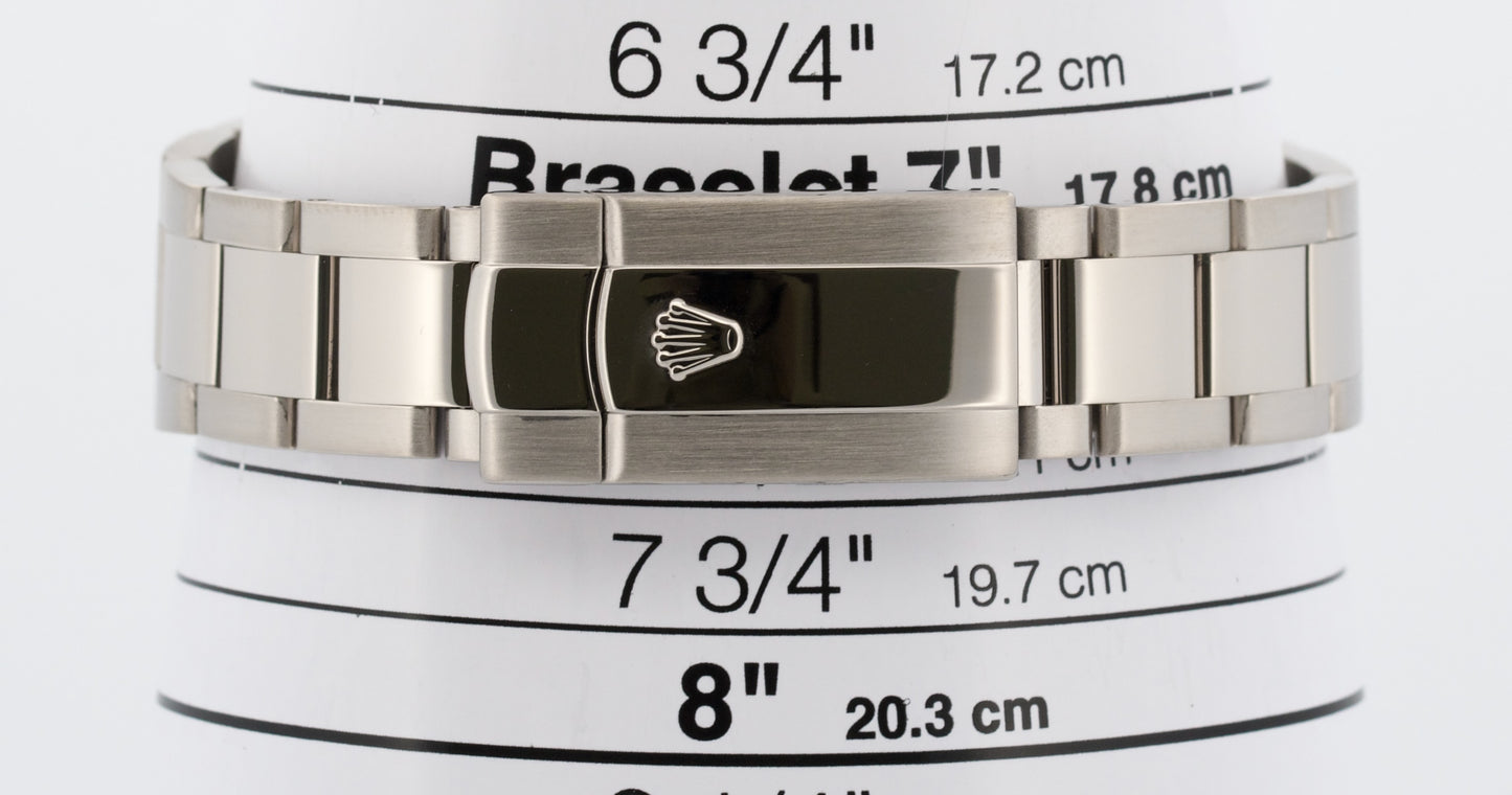 Rolex Sky-Dweller IVORY WHITE ROMAN 18K White Gold Fluted 42mm Oyster 326939