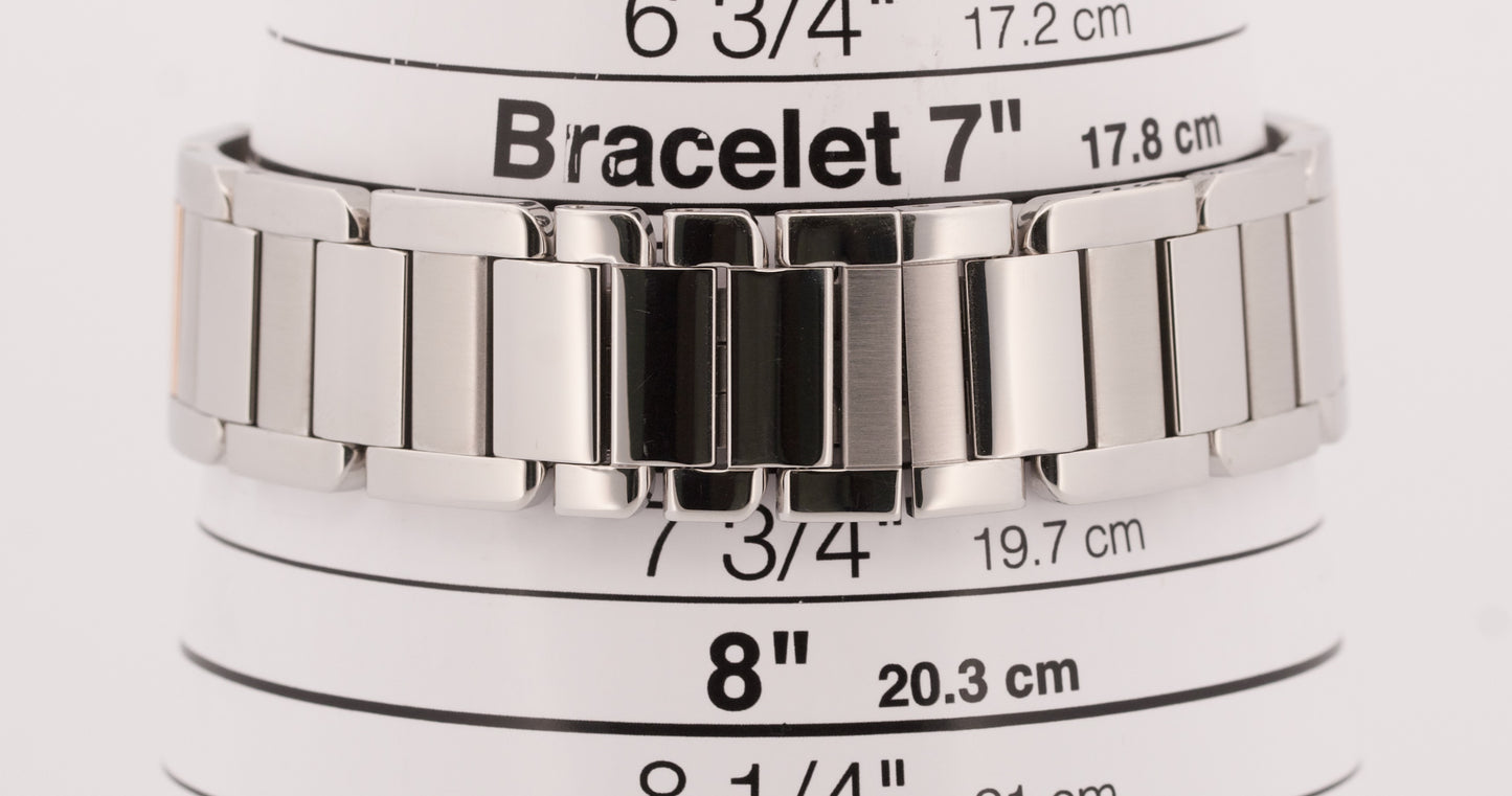 2025 SERVICE Cartier Tank Anglaise LARGE Silver 30mm Two-Tone 3511 / W5310007