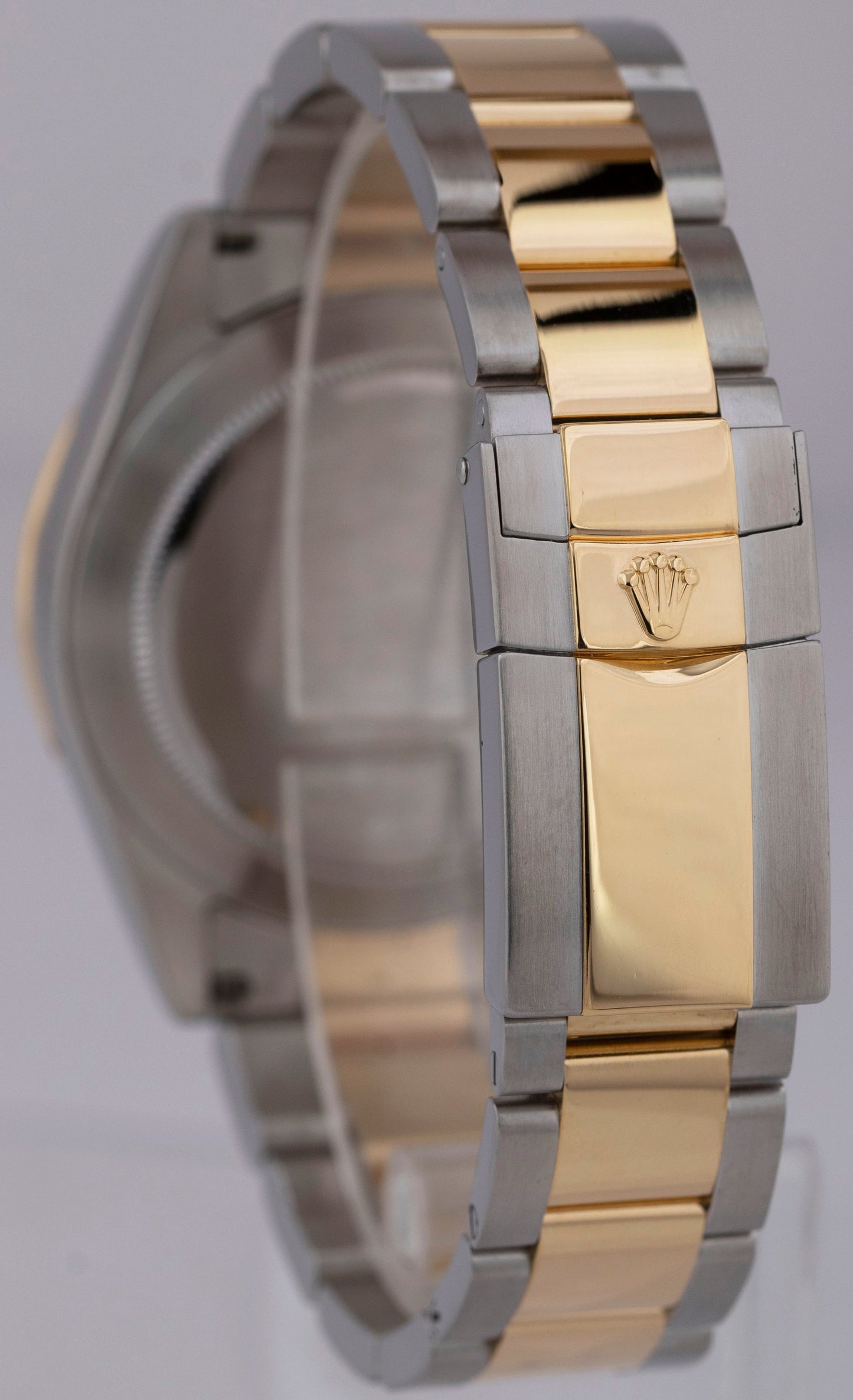 MINT Rolex Daytona Cosmograph 40mm SLATE 18K Yellow Gold Steel Watch 116523
