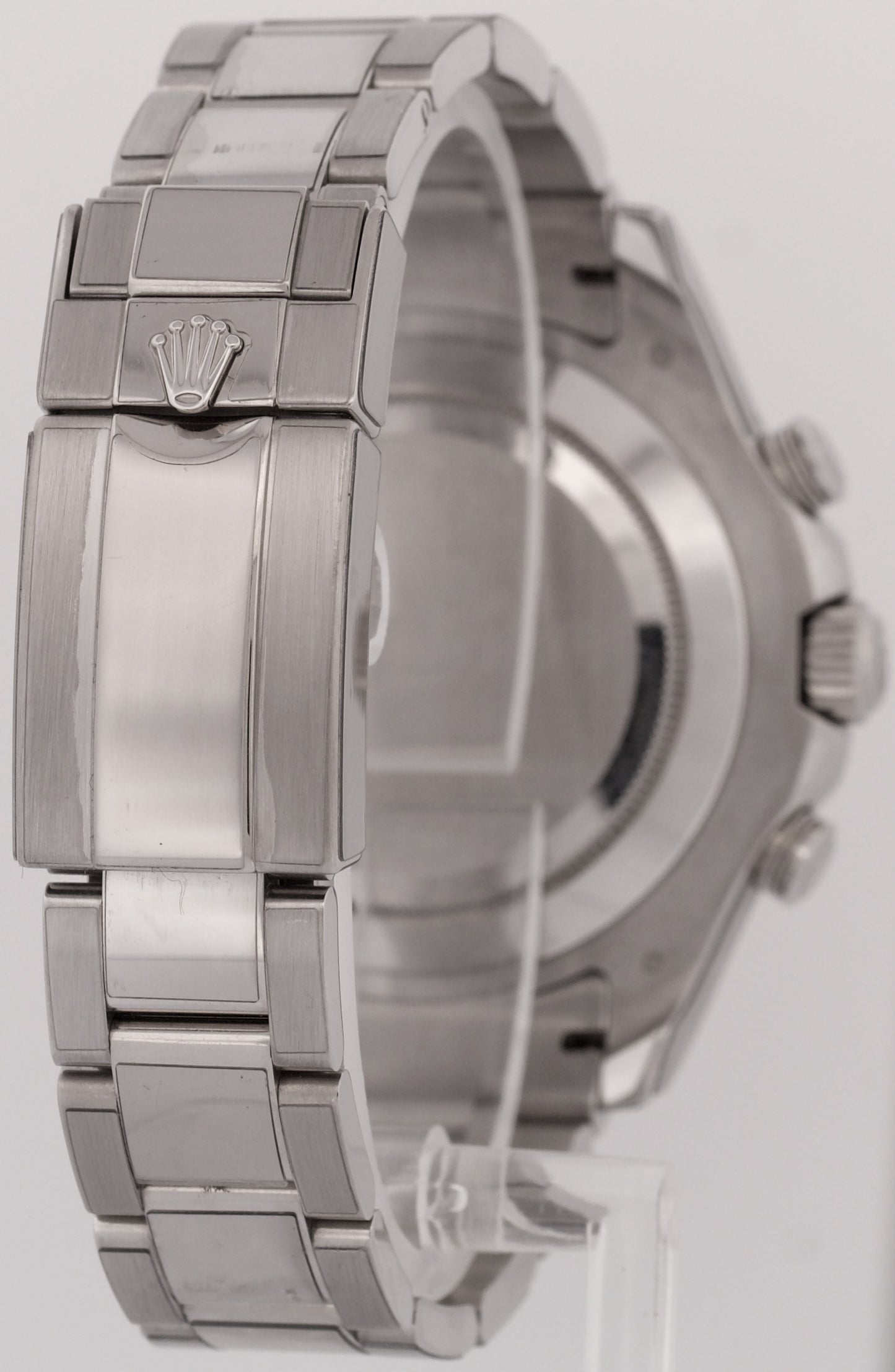 MERCEDES HANDS Rolex Yacht-Master II 44mm 116689 18K White Gold Platinum Watch