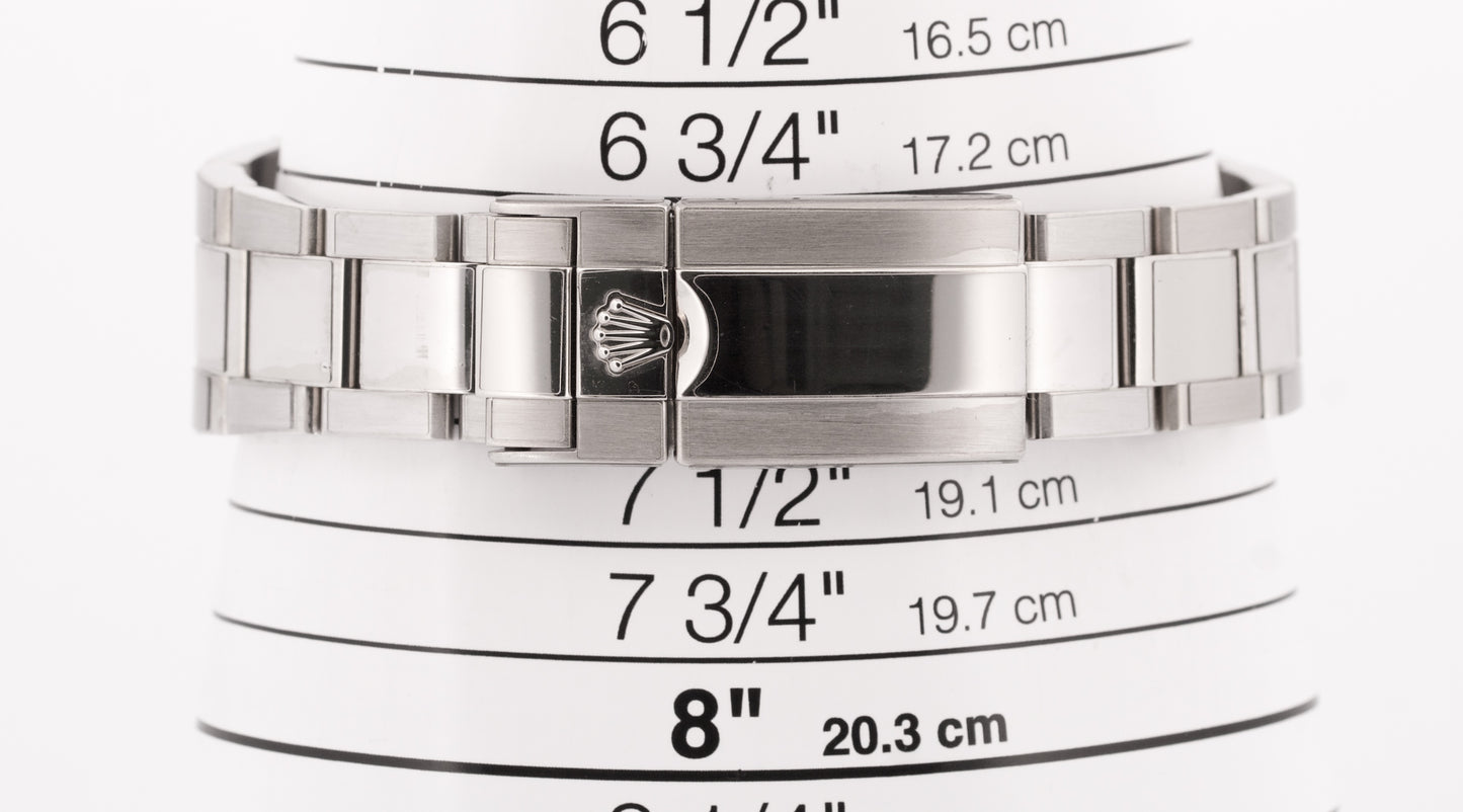 MERCEDES HANDS Rolex Yacht-Master II 44mm 116689 18K White Gold Platinum Watch